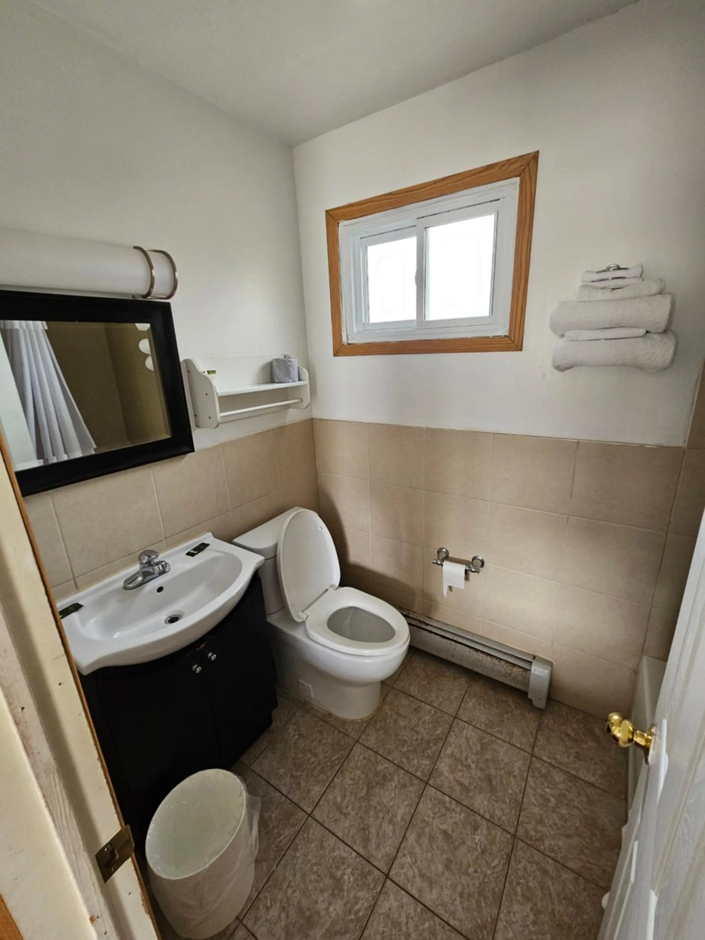 Bathroom in Forest Plaza Motel