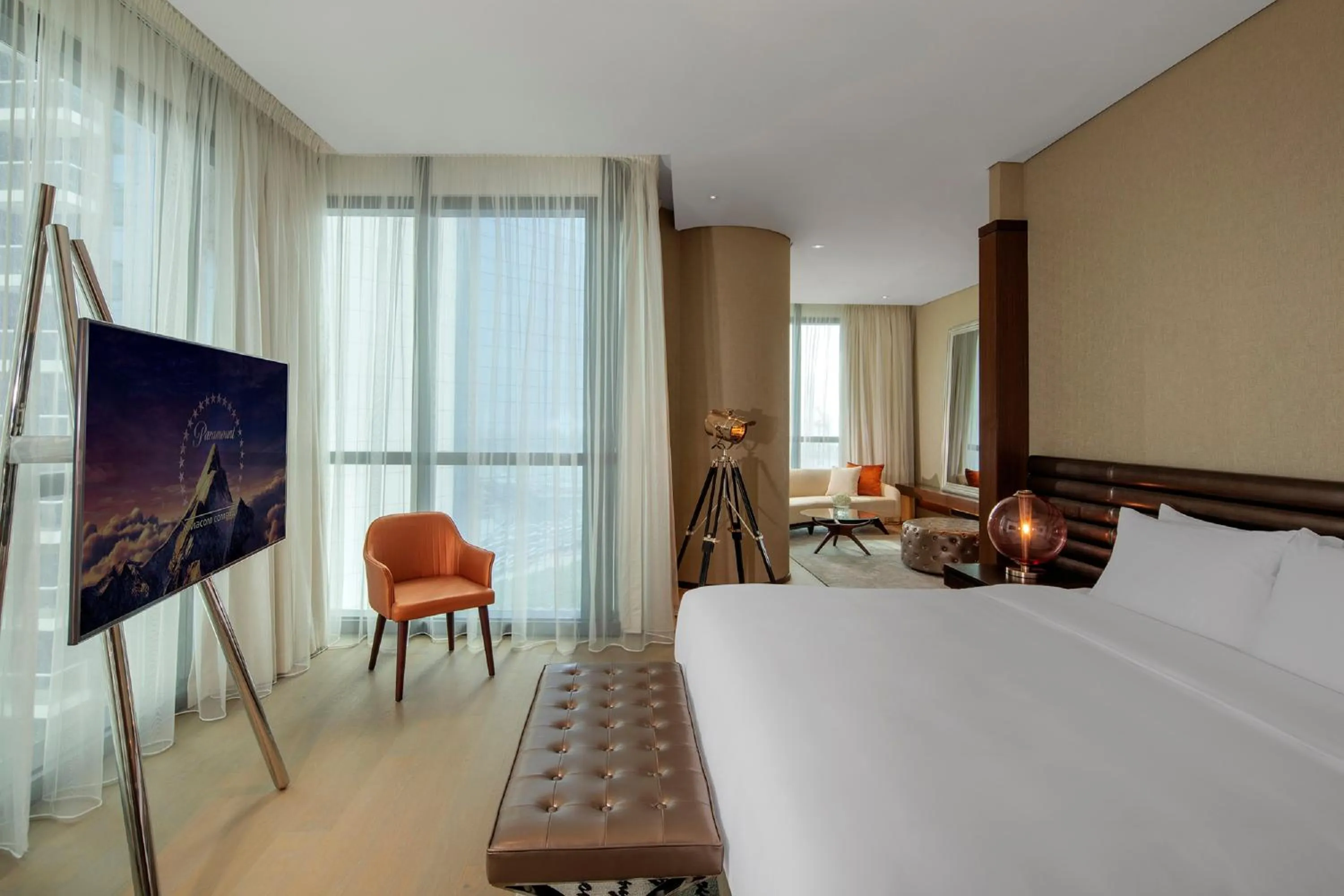 Bed in Paramount Hotel Dubai