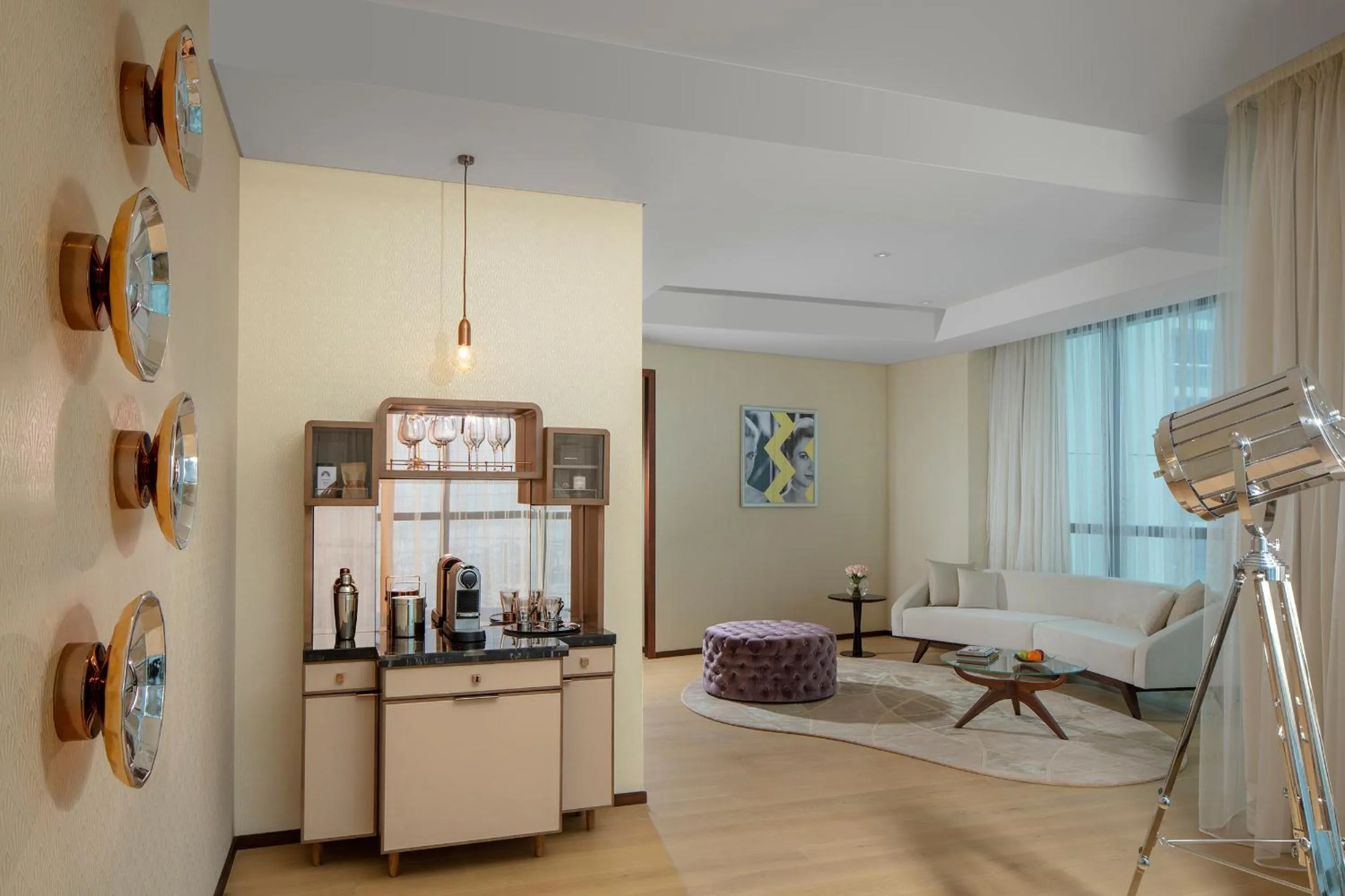 Living room in Paramount Hotel Dubai