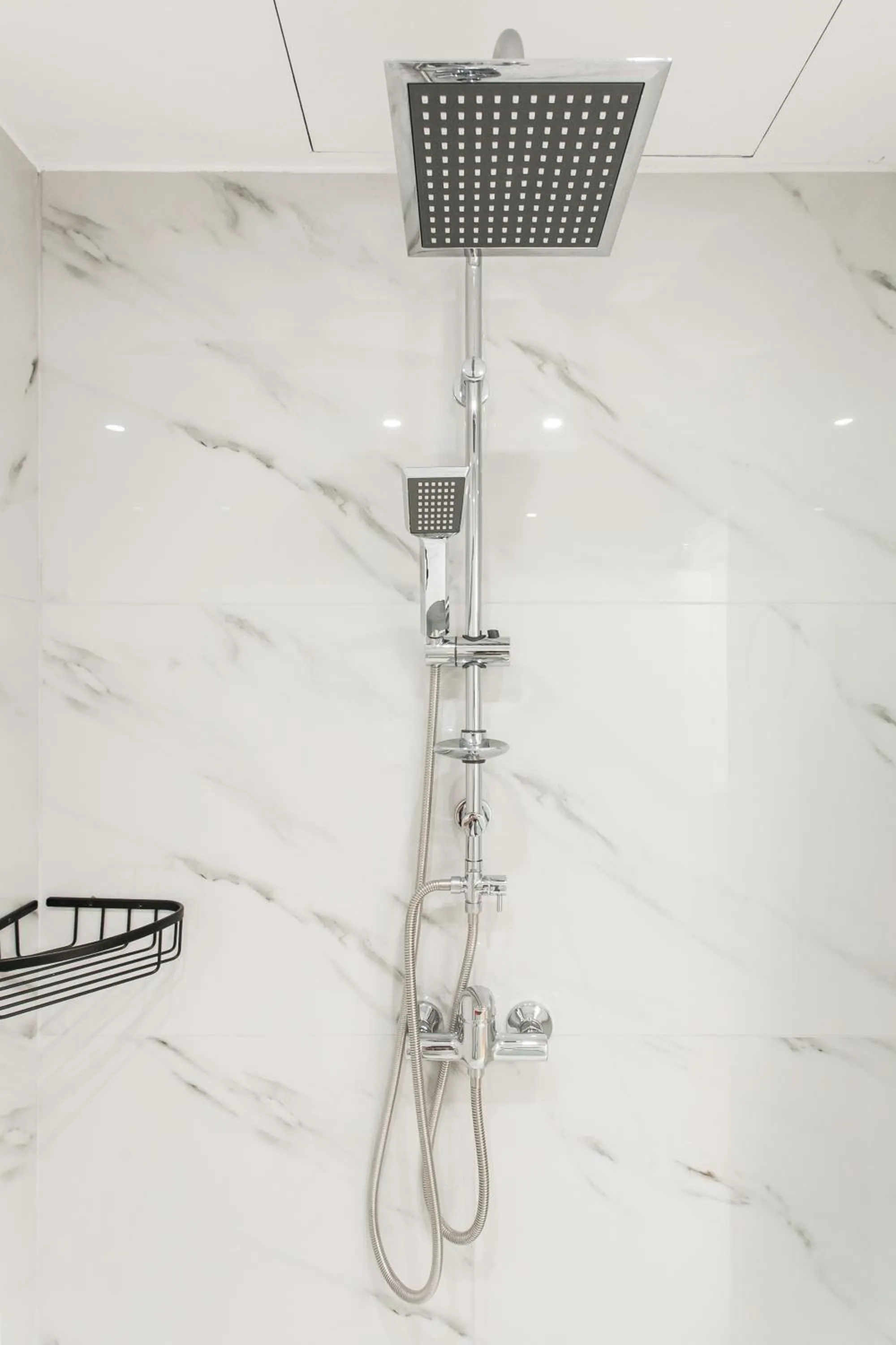 Shower in Step One | Luxury Suites right in the heart of Acropolis next to metro station