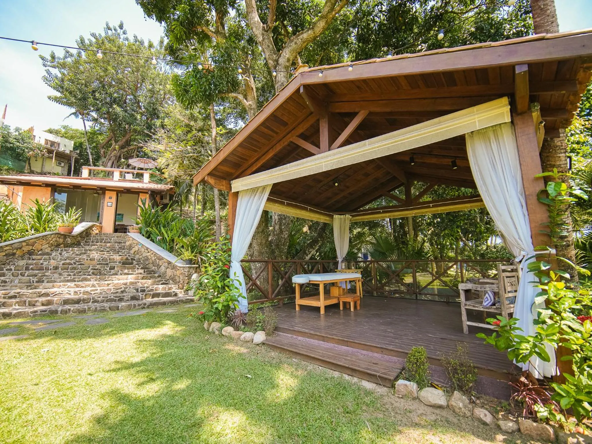 Garden view in Hotel Velas do Engenho