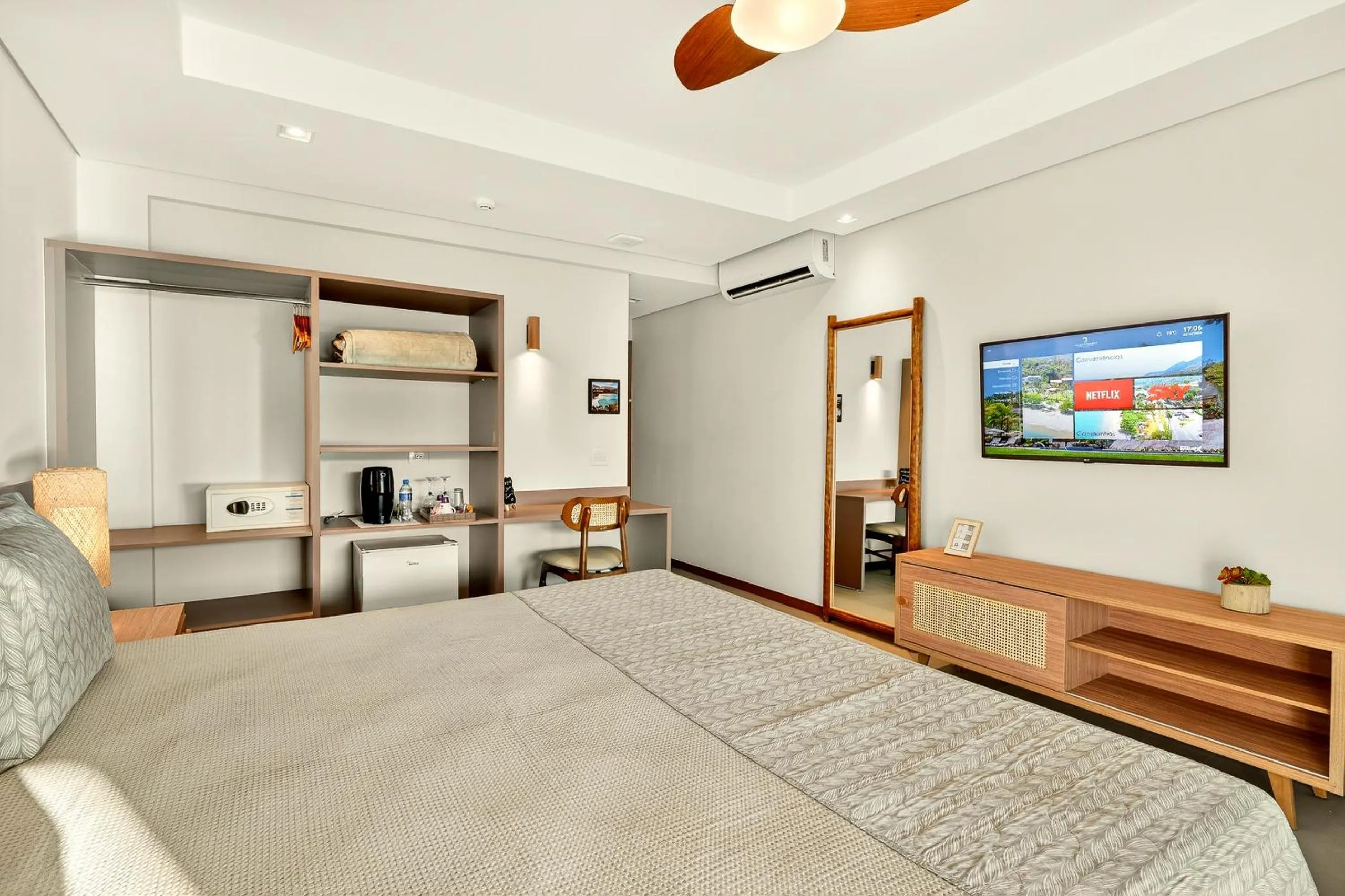 Bed in Hotel Velas do Engenho