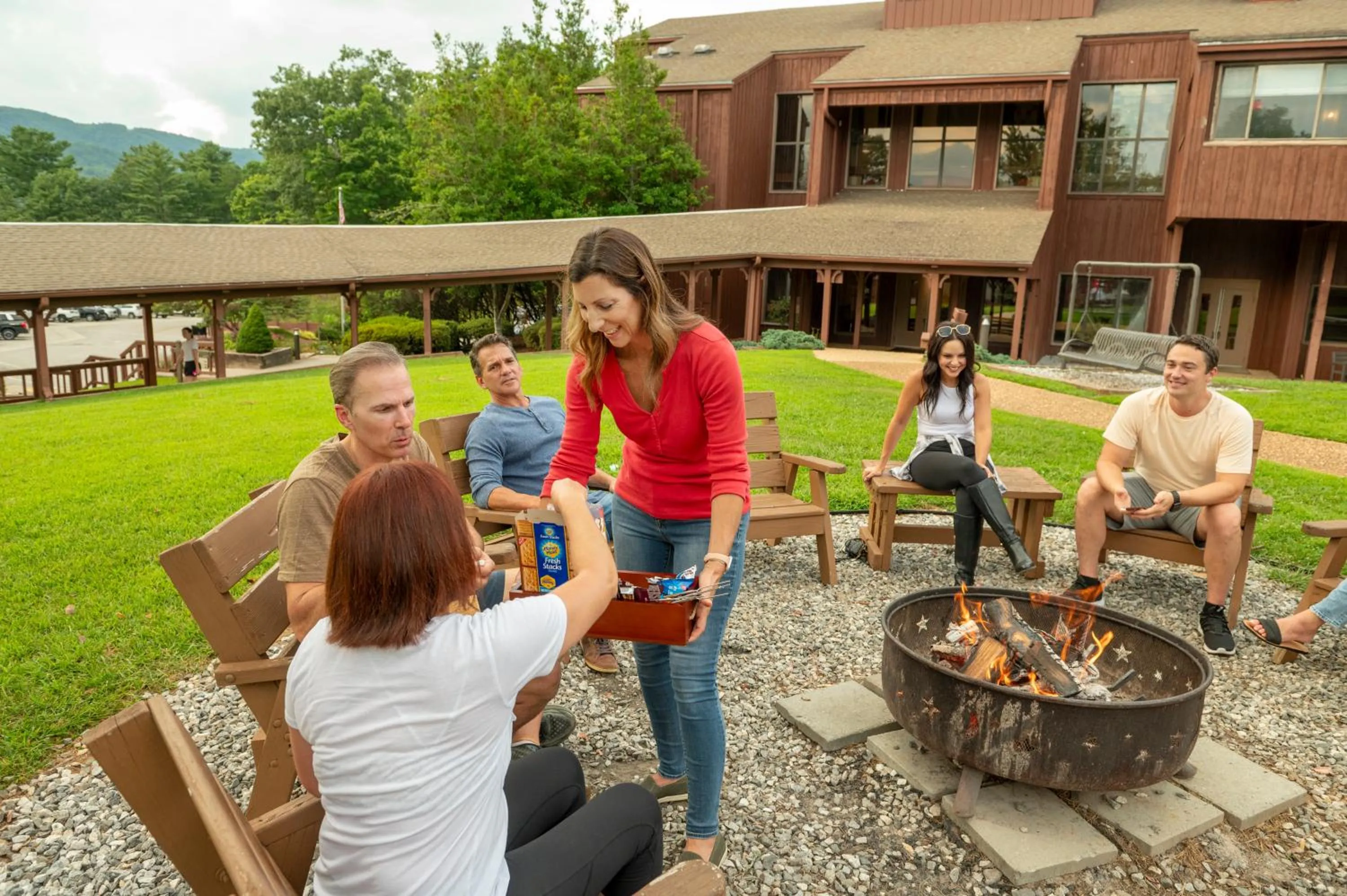 Property building in Unicoi State Park & Lodge