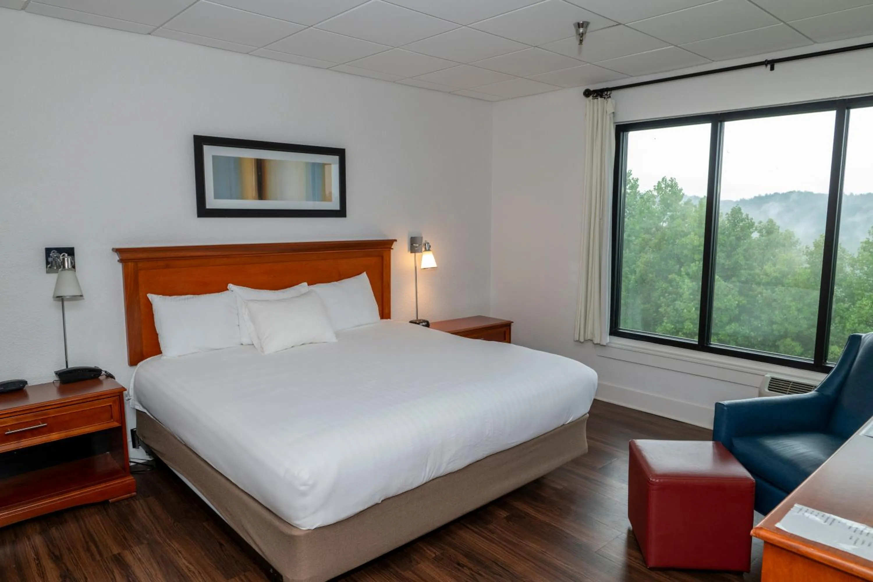 Bed in Unicoi State Park & Lodge