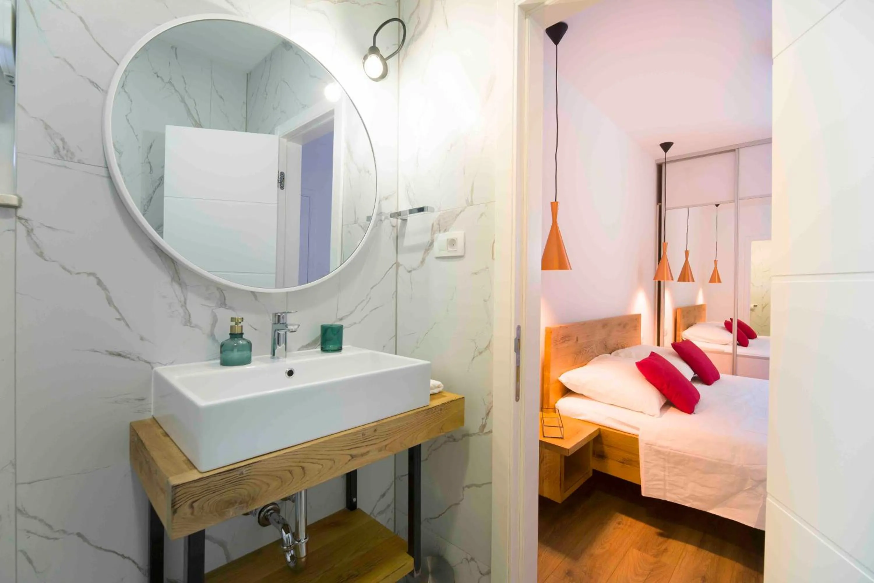 Bathroom, Bed in Bulli Croatia