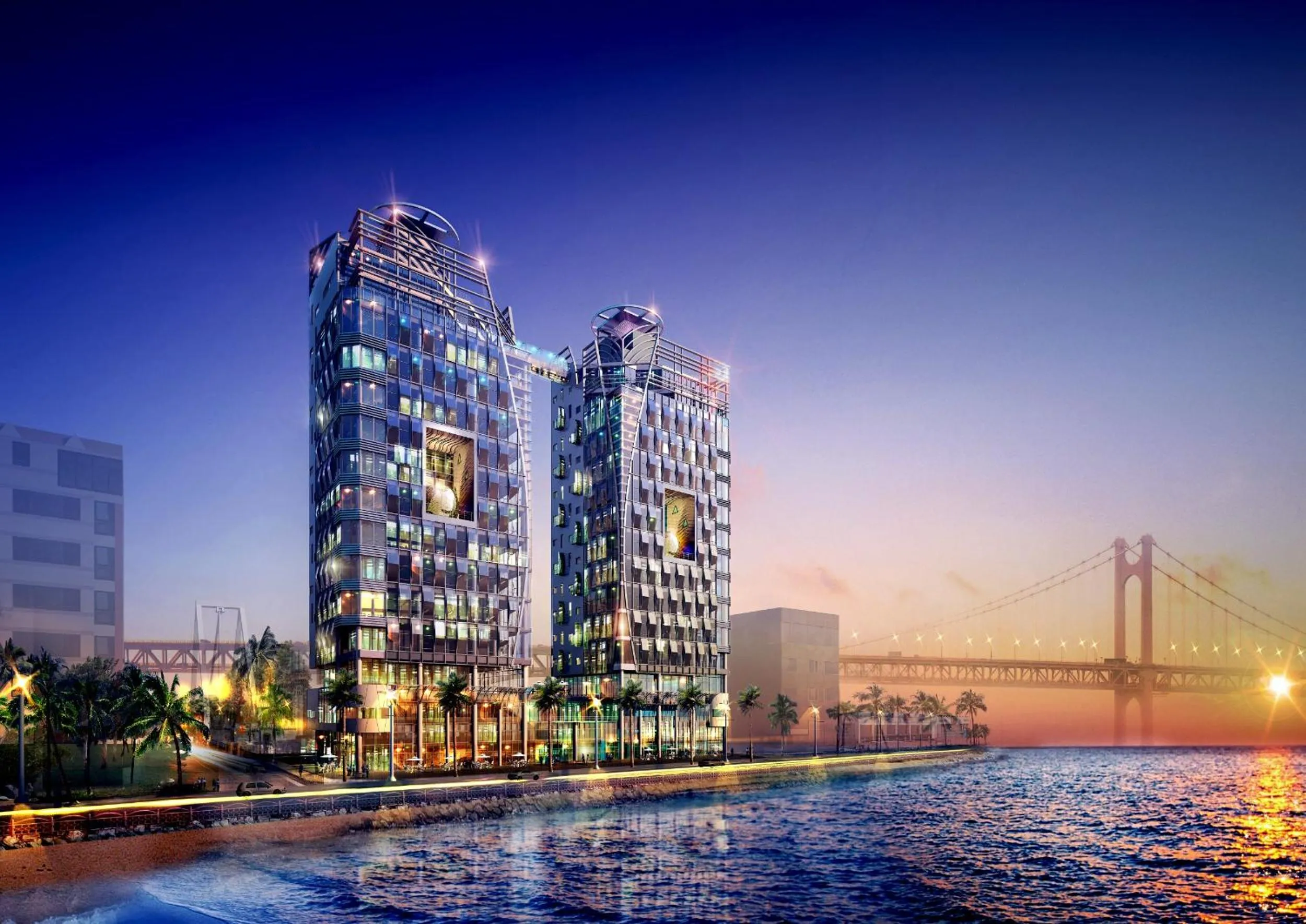 Property building in 오션스테이 호텔