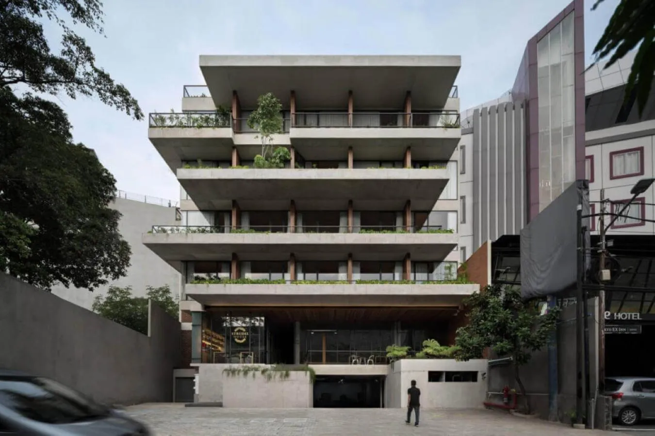 Property building in Nagomi Suites & Hotel