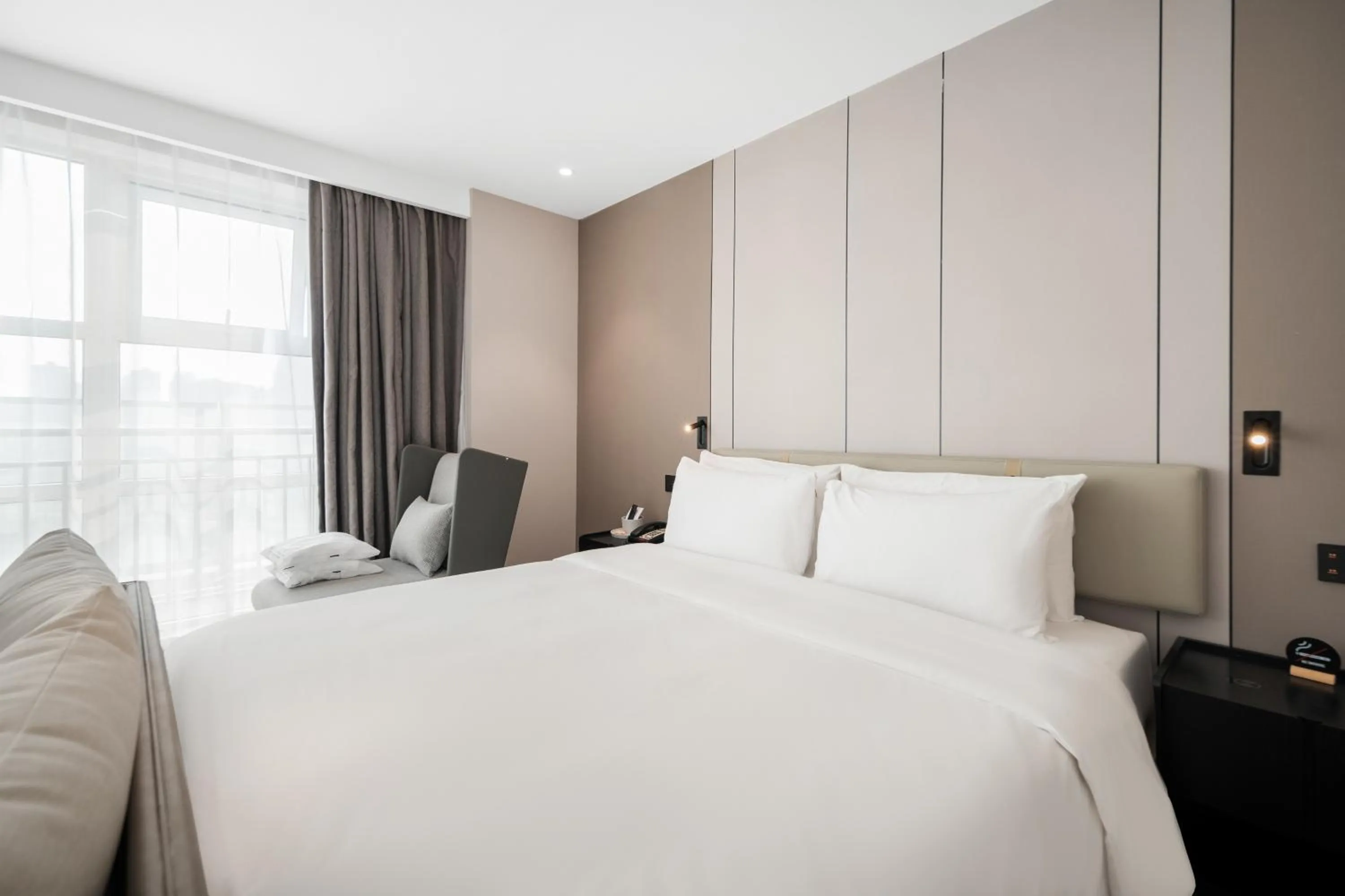 Bed in Atour Hotel Chengdu New Convention and Exhibition Center Branch