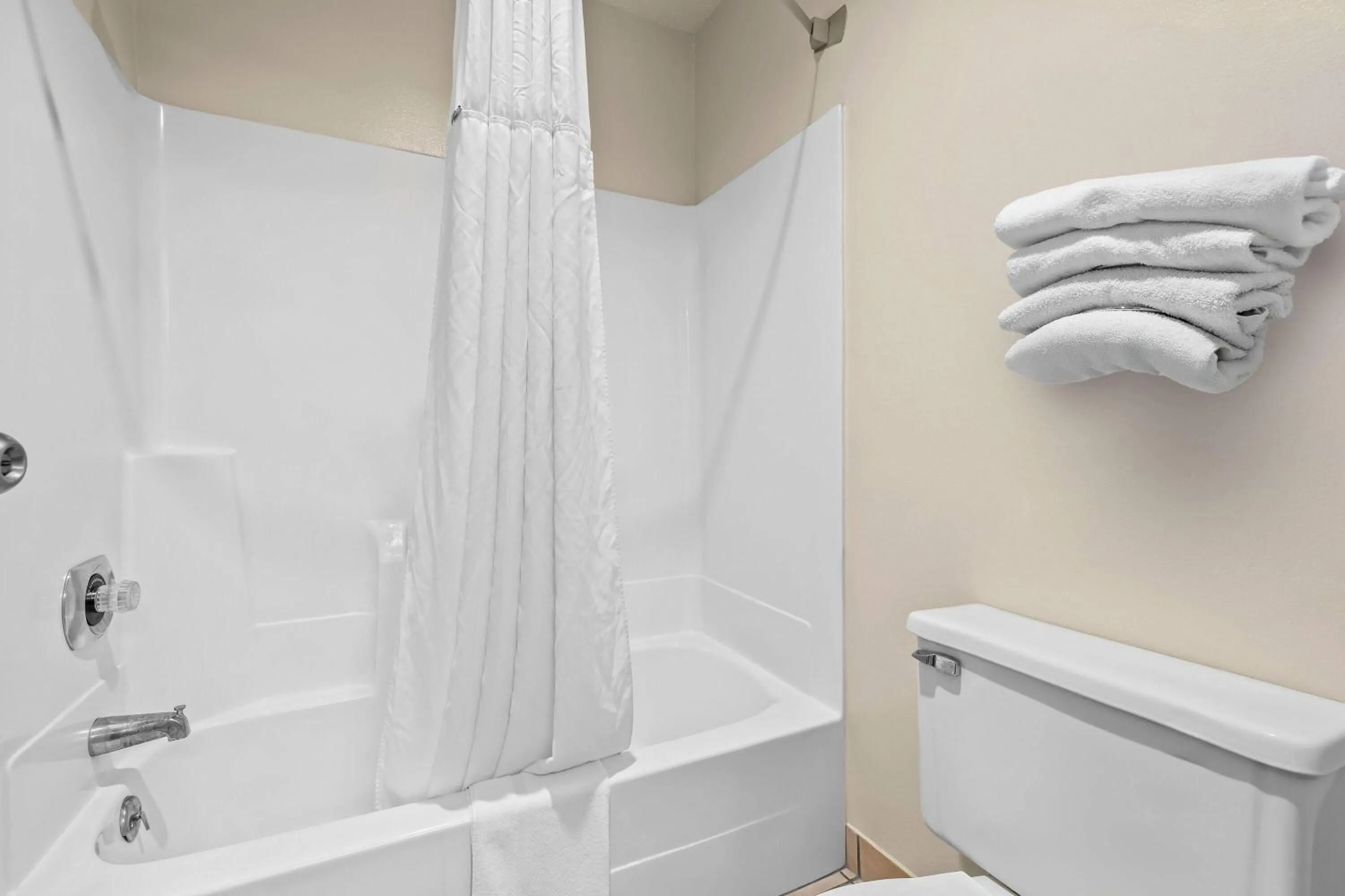 Bathroom in Super 8 by Wyndham Watertown WI