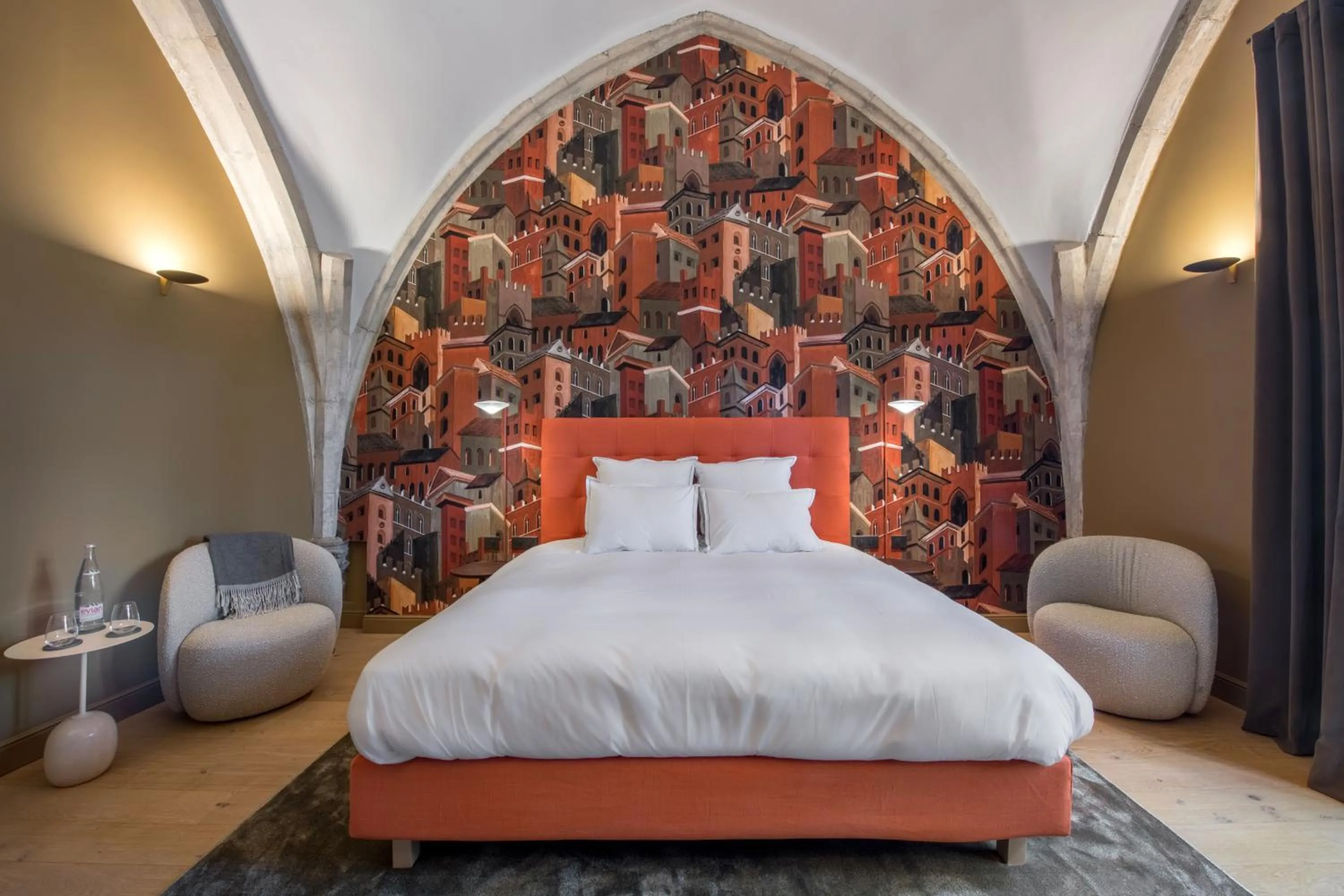 Bed in Les Suites de l'Ile Barbe