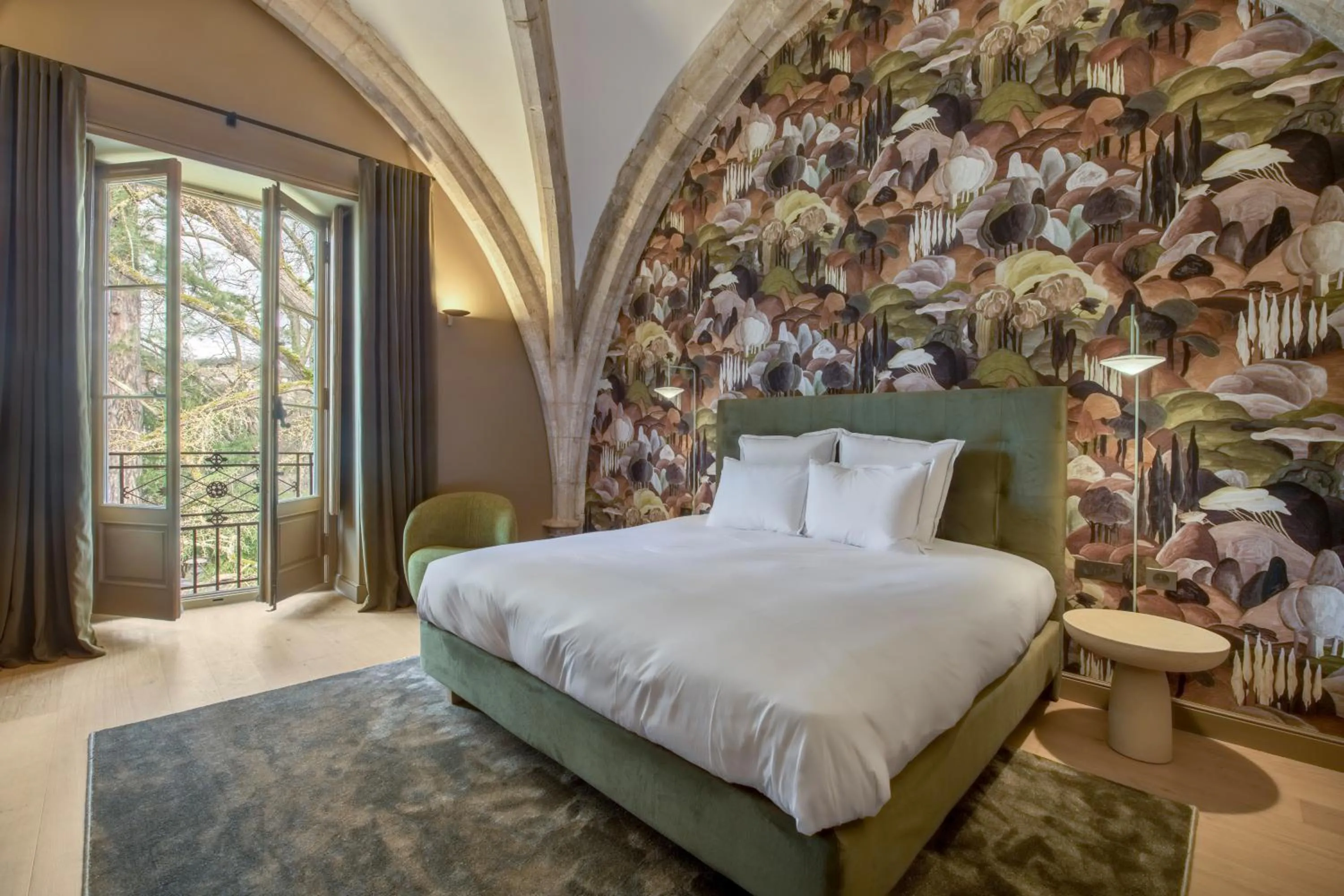 Bed in Les Suites de l'Ile Barbe