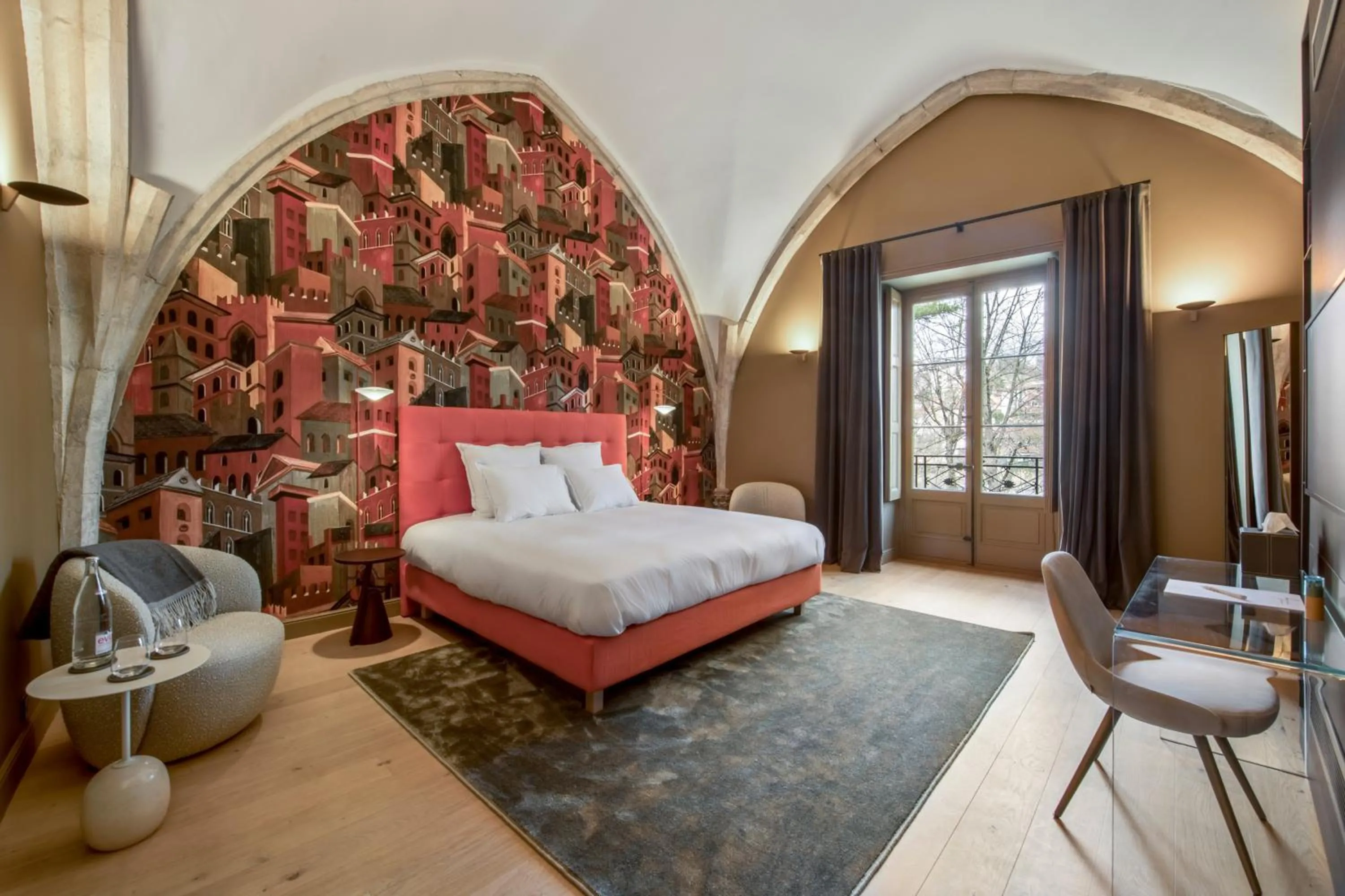 Bed in Les Suites de l'Ile Barbe