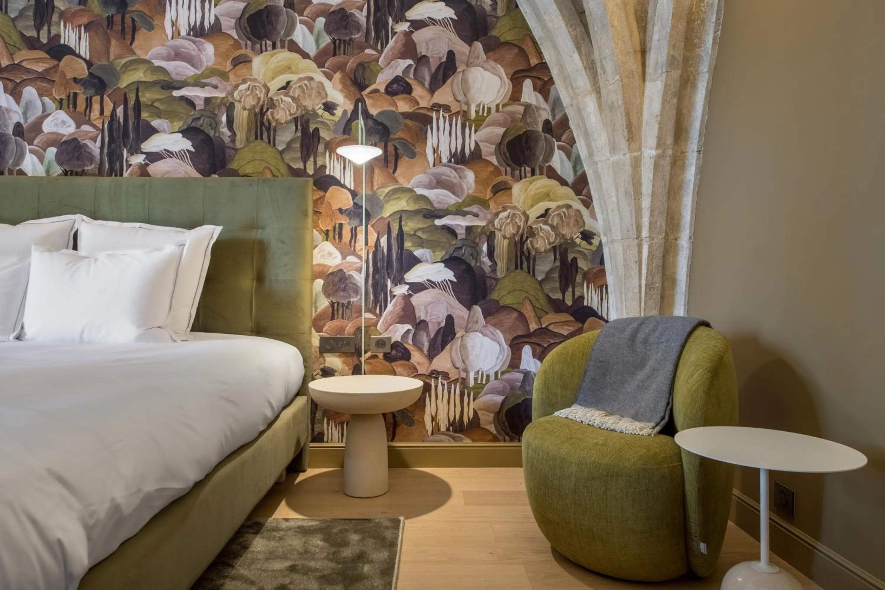 Bed in Les Suites de l'Ile Barbe