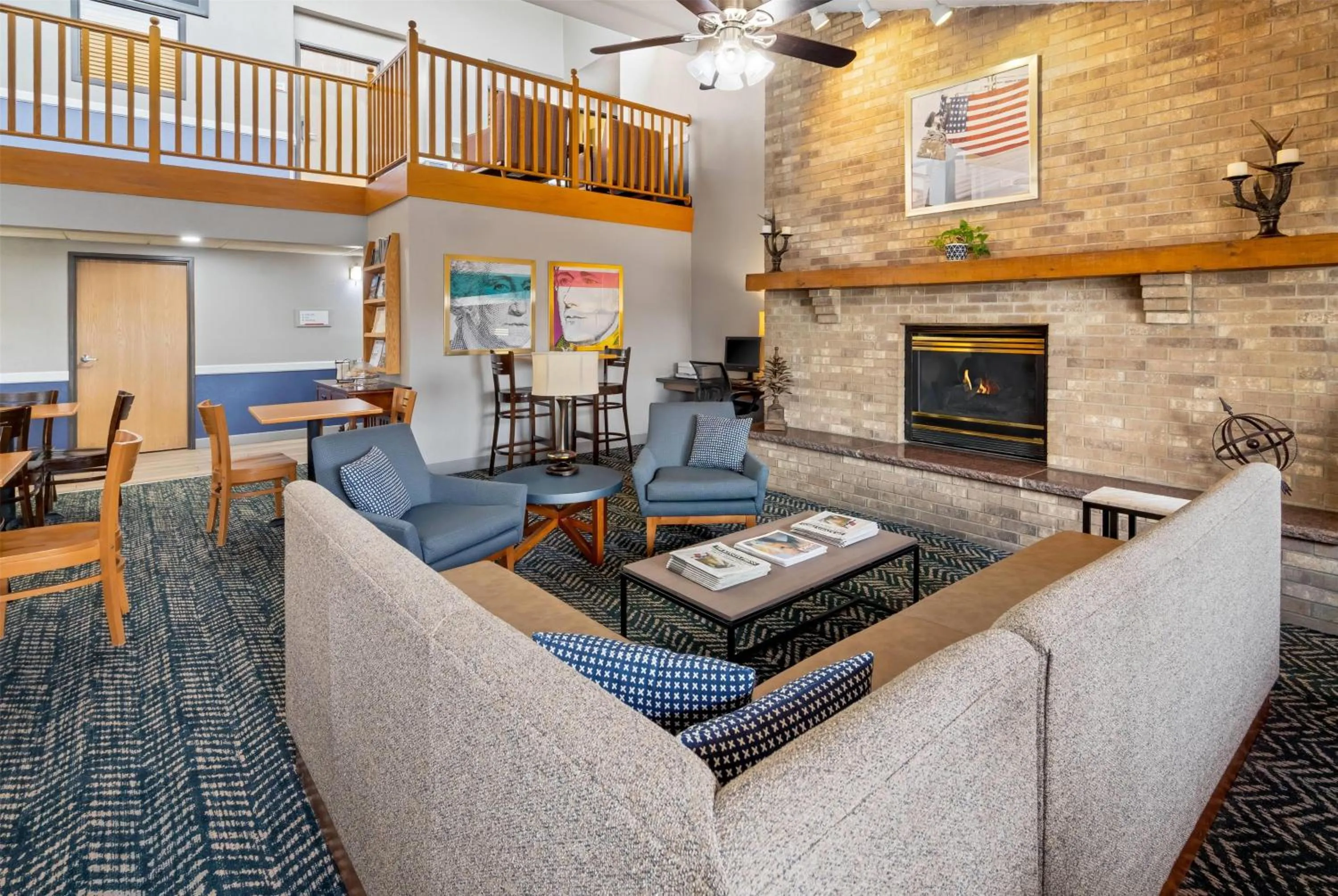 Lobby or reception in AmericInn by Wyndham Dickinson