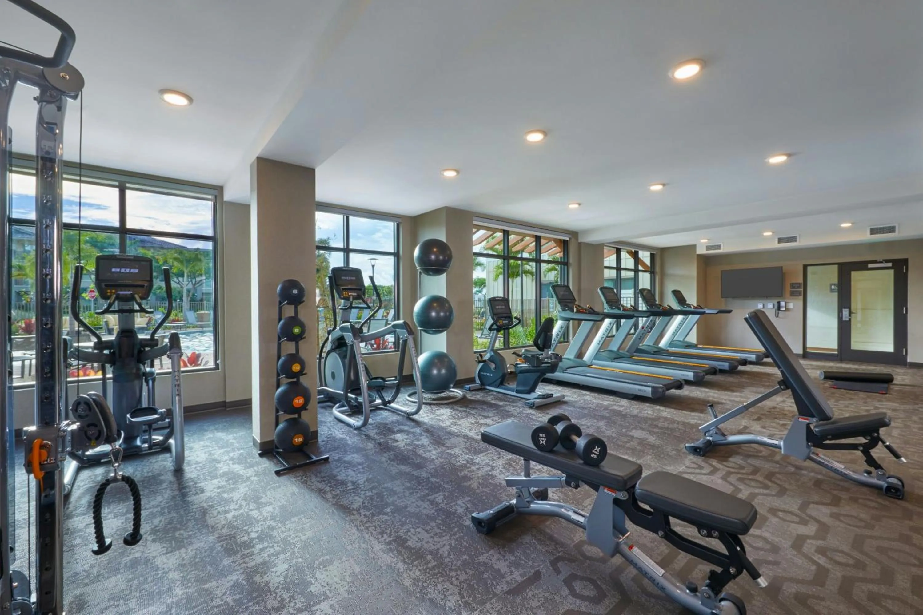 Fitness centre/facilities in Residence Inn by Marriott Oahu Kapolei