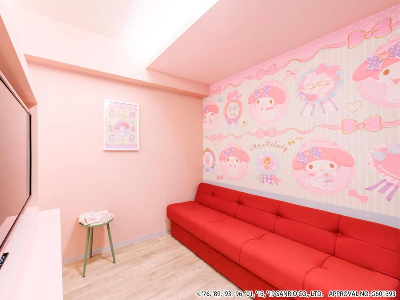 Living room in HOTEL OKINAWA WITH SANRIO CHARACTERS