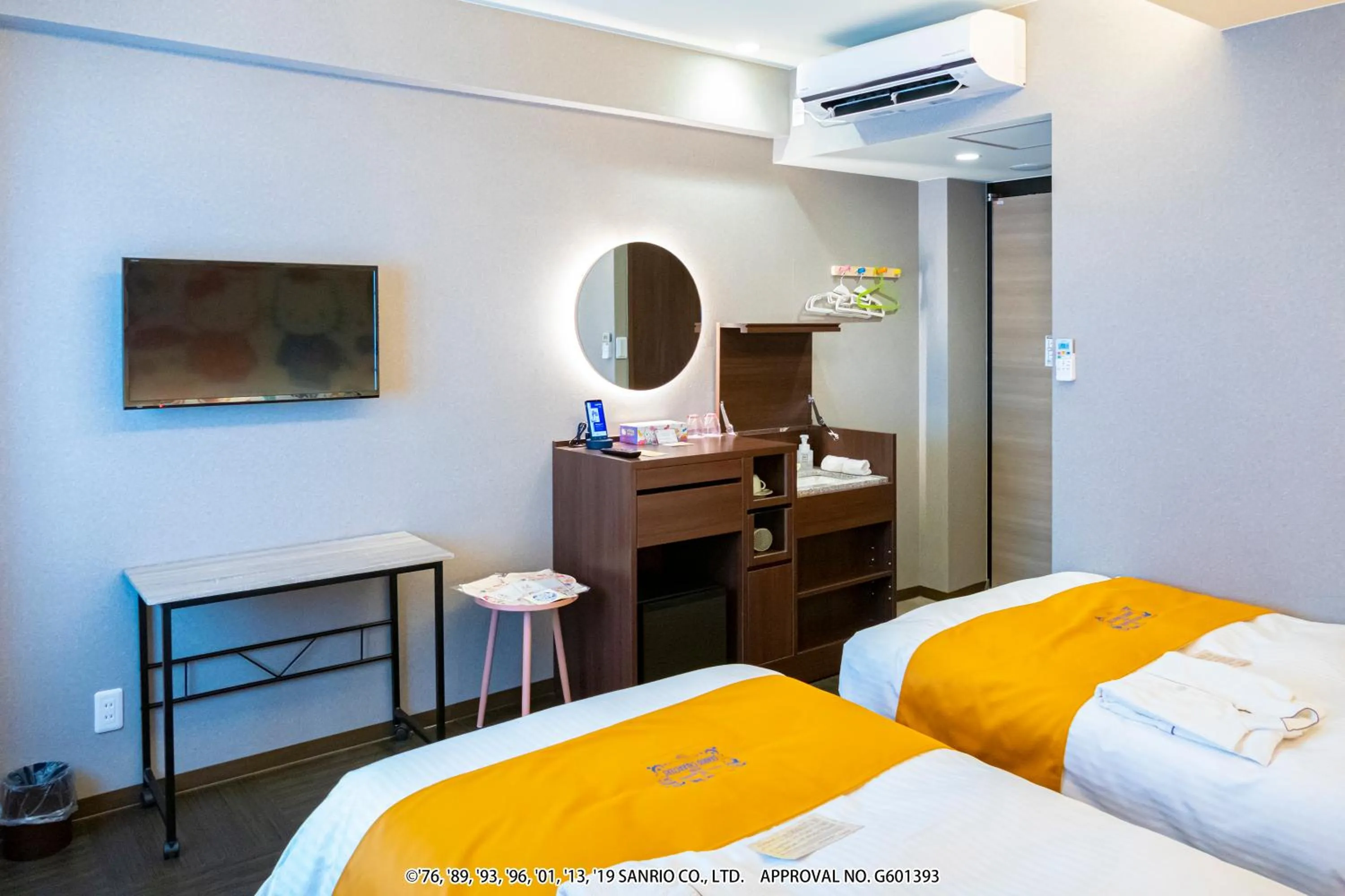 Photo of the whole room, Bed in HOTEL OKINAWA WITH SANRIO CHARACTERS