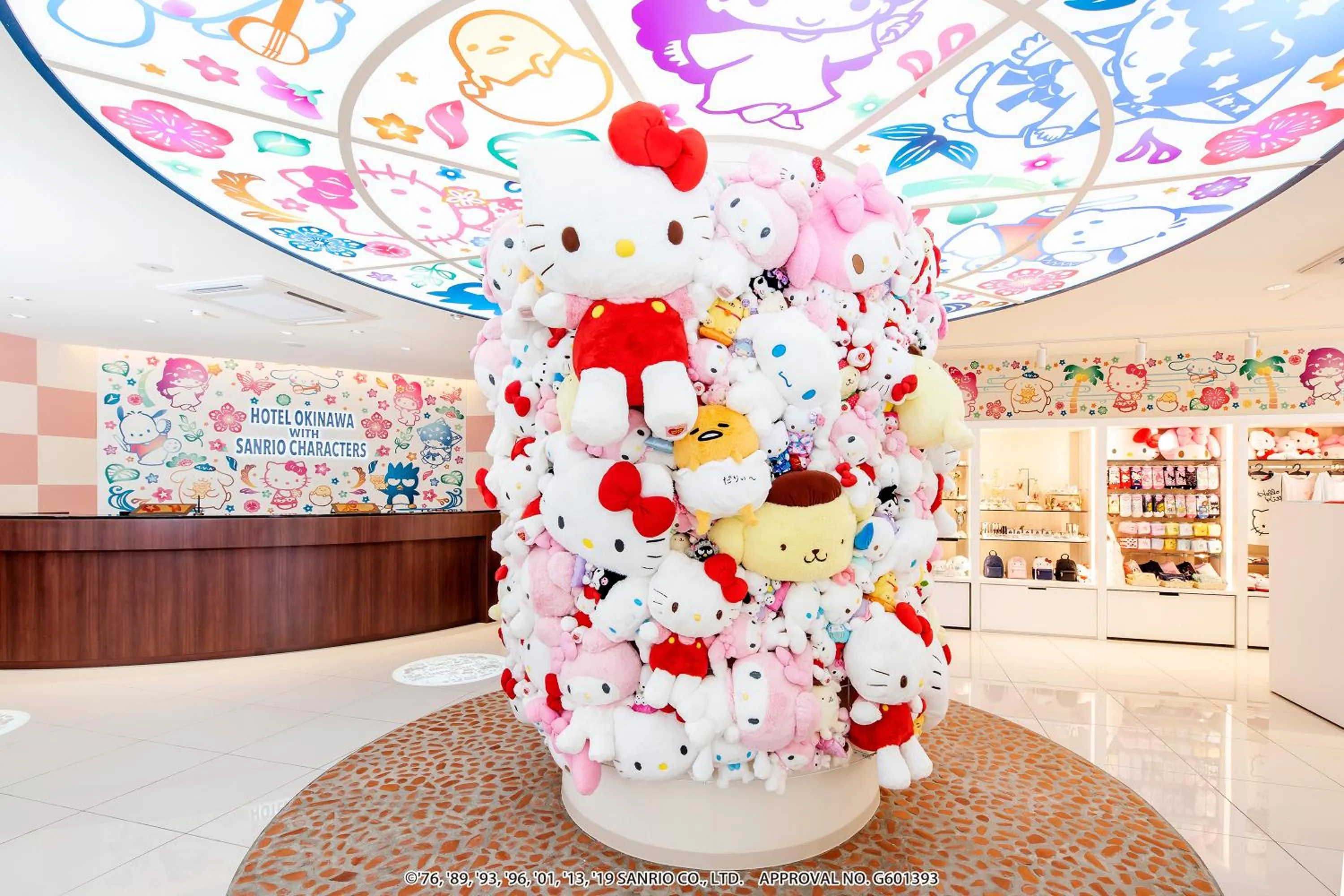 Lobby or reception in HOTEL OKINAWA WITH SANRIO CHARACTERS