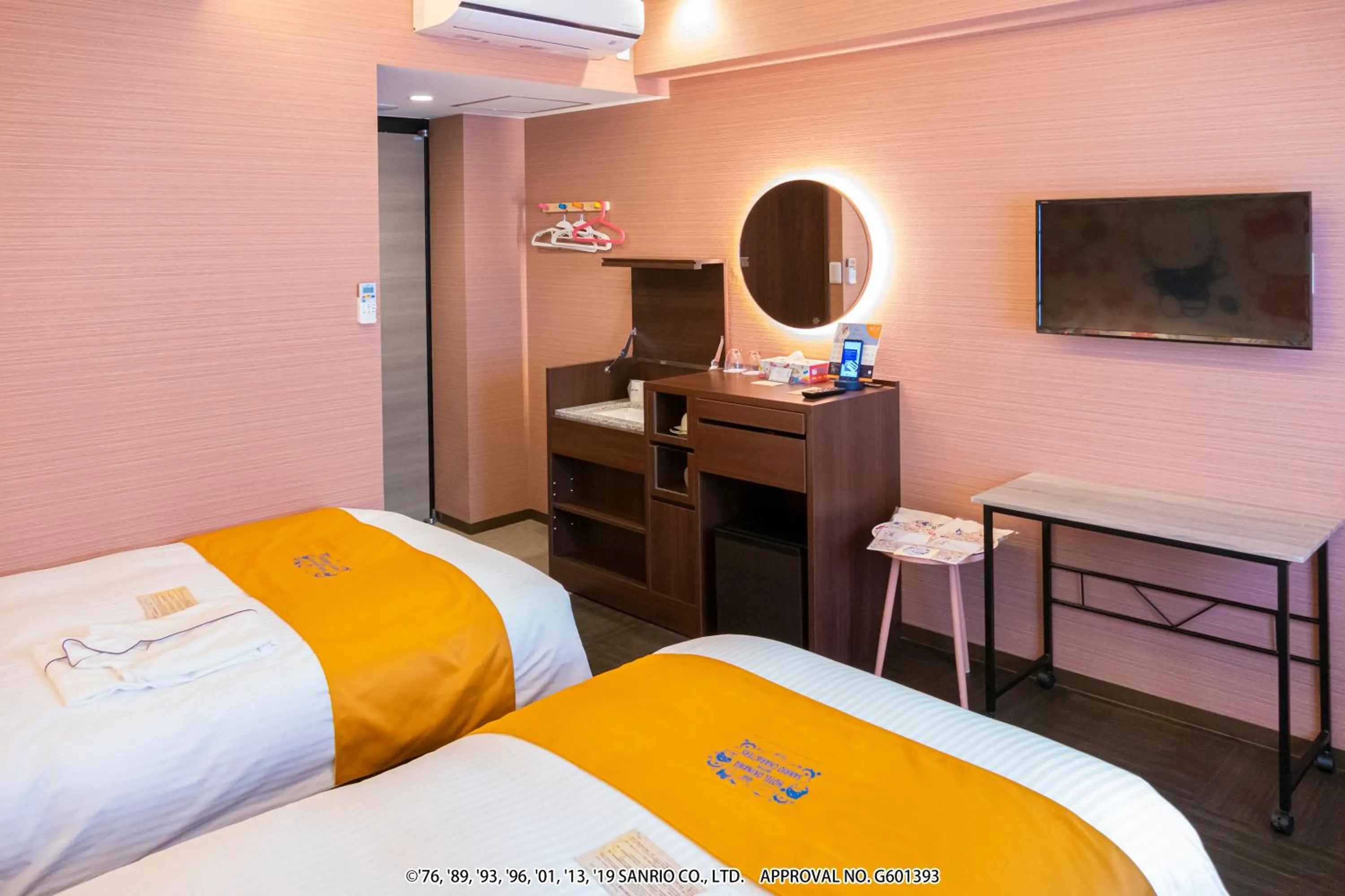 Photo of the whole room, Bed in HOTEL OKINAWA WITH SANRIO CHARACTERS