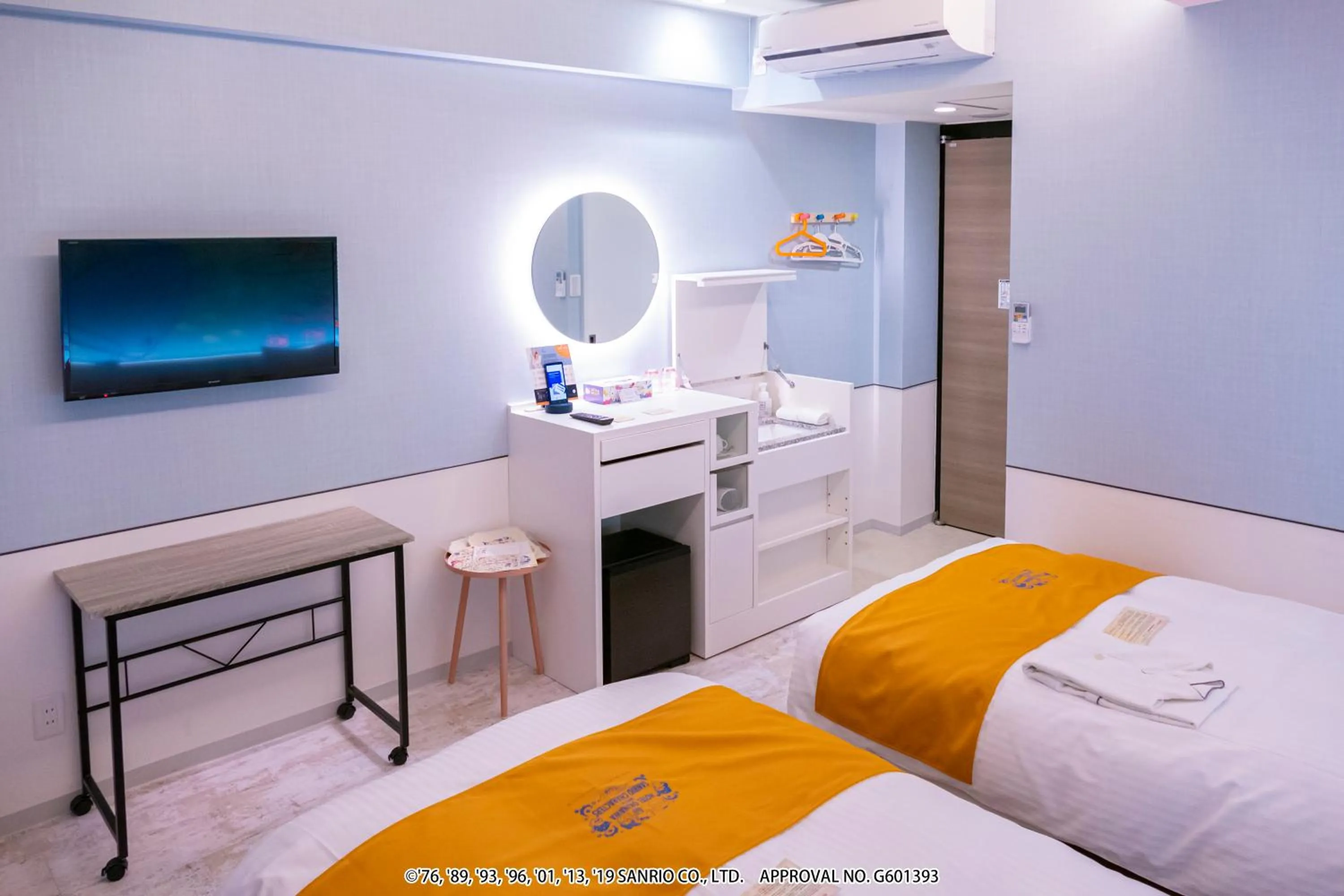 Photo of the whole room, Bed in HOTEL OKINAWA WITH SANRIO CHARACTERS