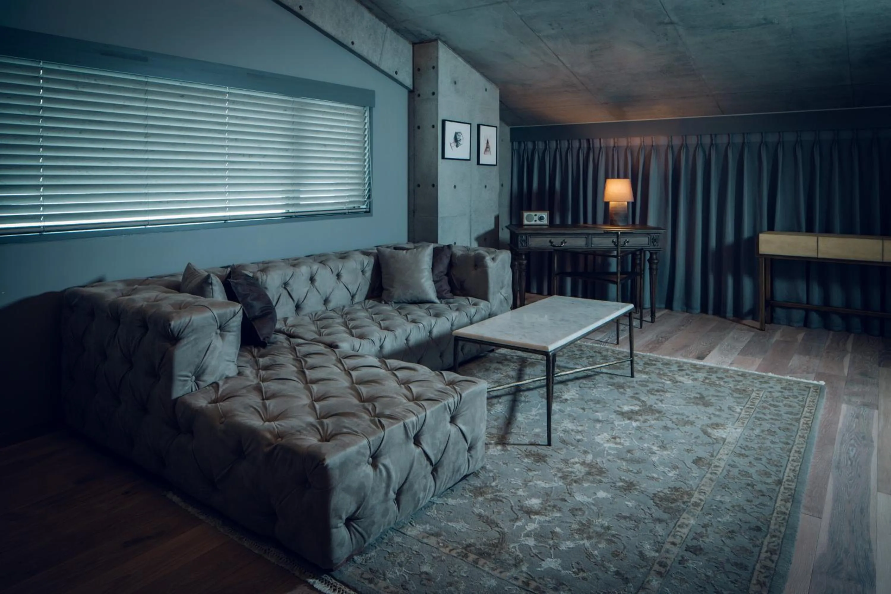 Living room in node hotel