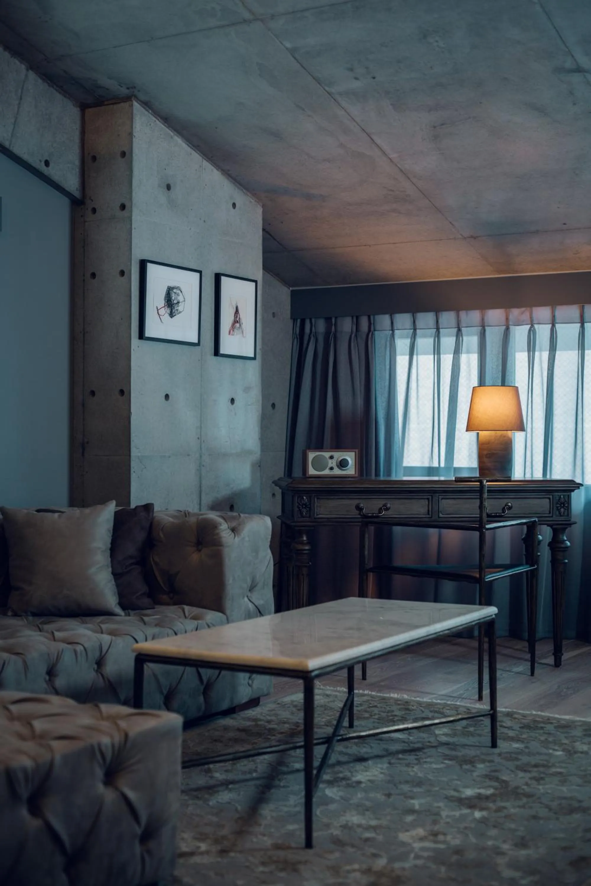 Living room in node hotel