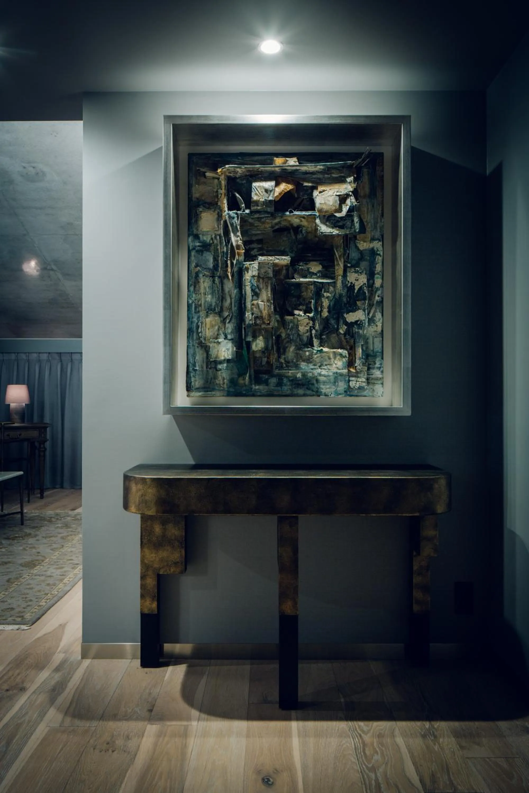 Decorative detail in node hotel