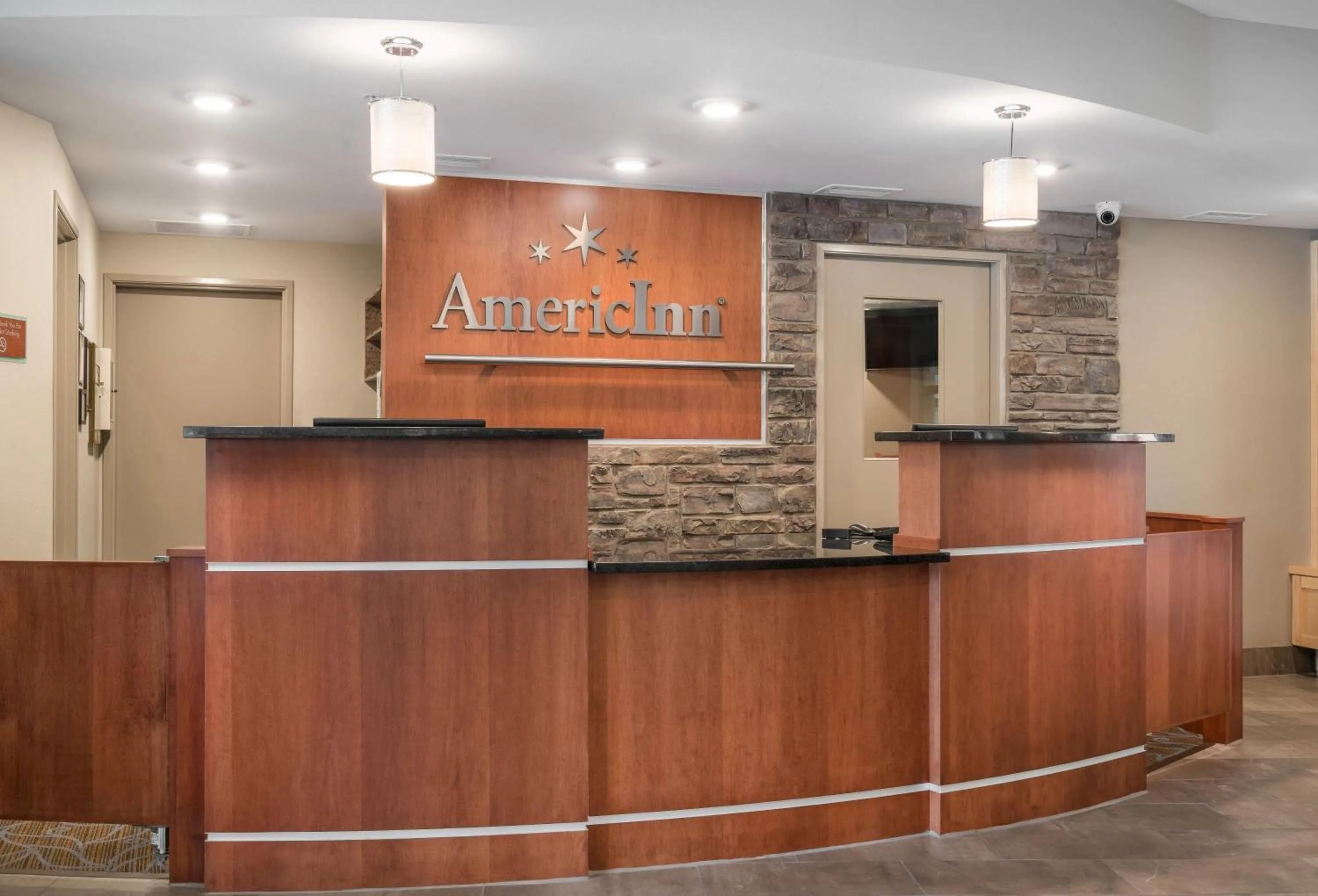Lobby or reception in AmericInn by Wyndham Winona