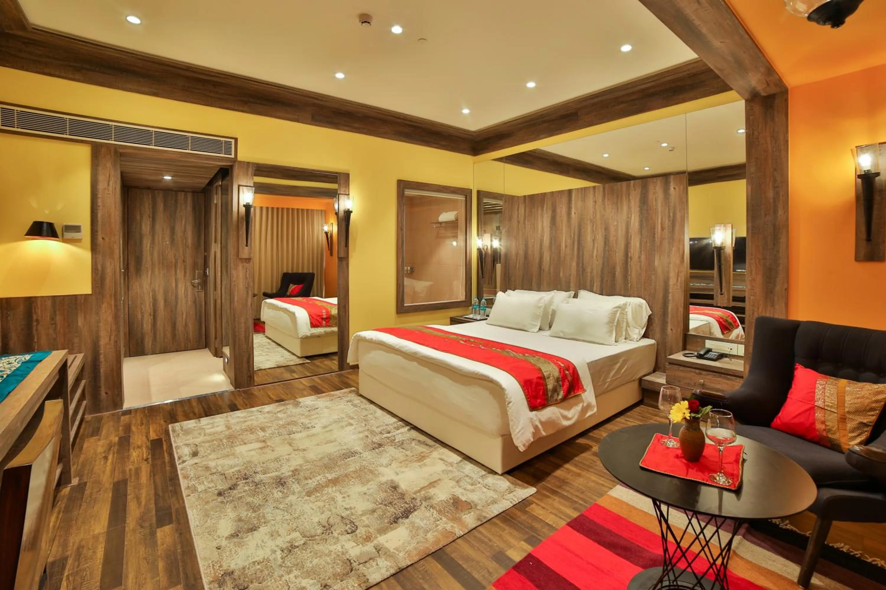 Photo of the whole room, Bed in Sayaji Rajkot