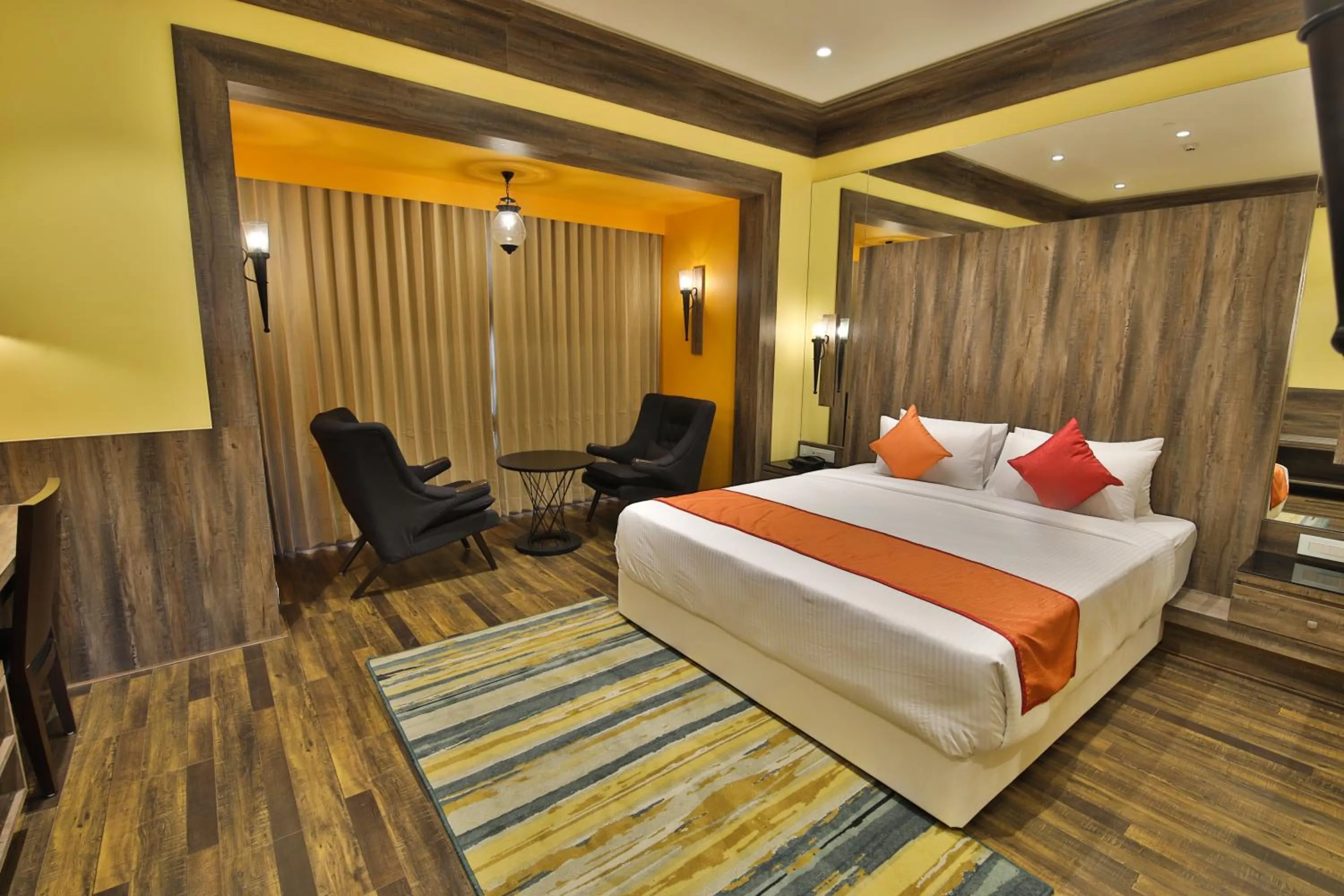 Photo of the whole room, Bed in Sayaji Rajkot