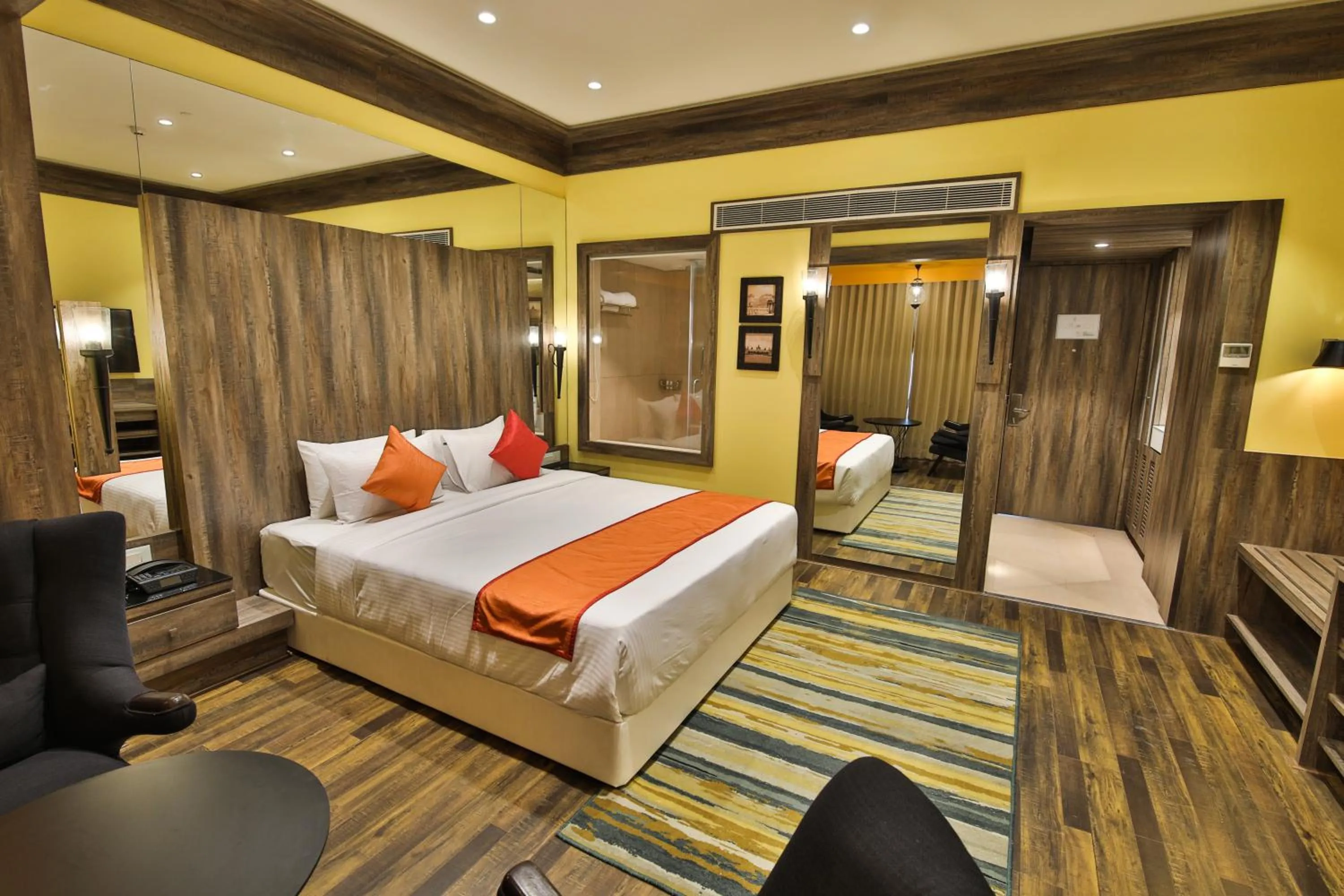 Living room, Bed in Sayaji Rajkot