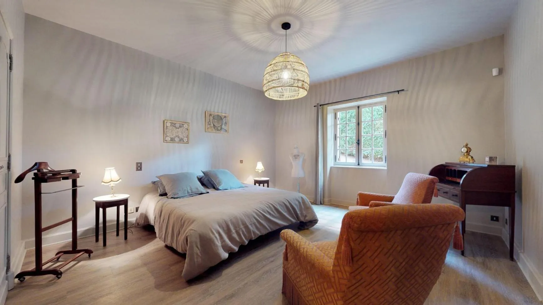 Bedroom, Bed in La Trappezienne