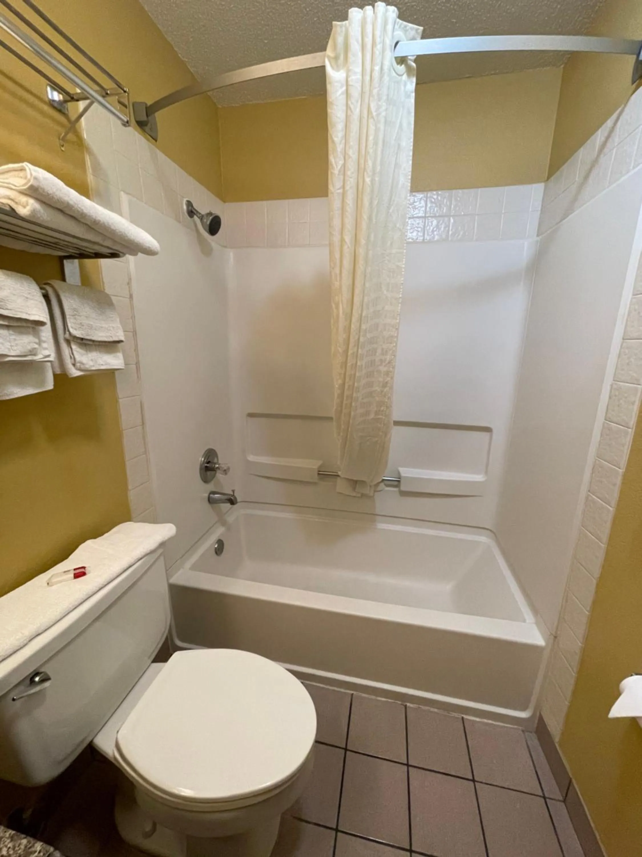 Bathroom in Super 8 by Wyndham Van Buren/Ft. Smith Area