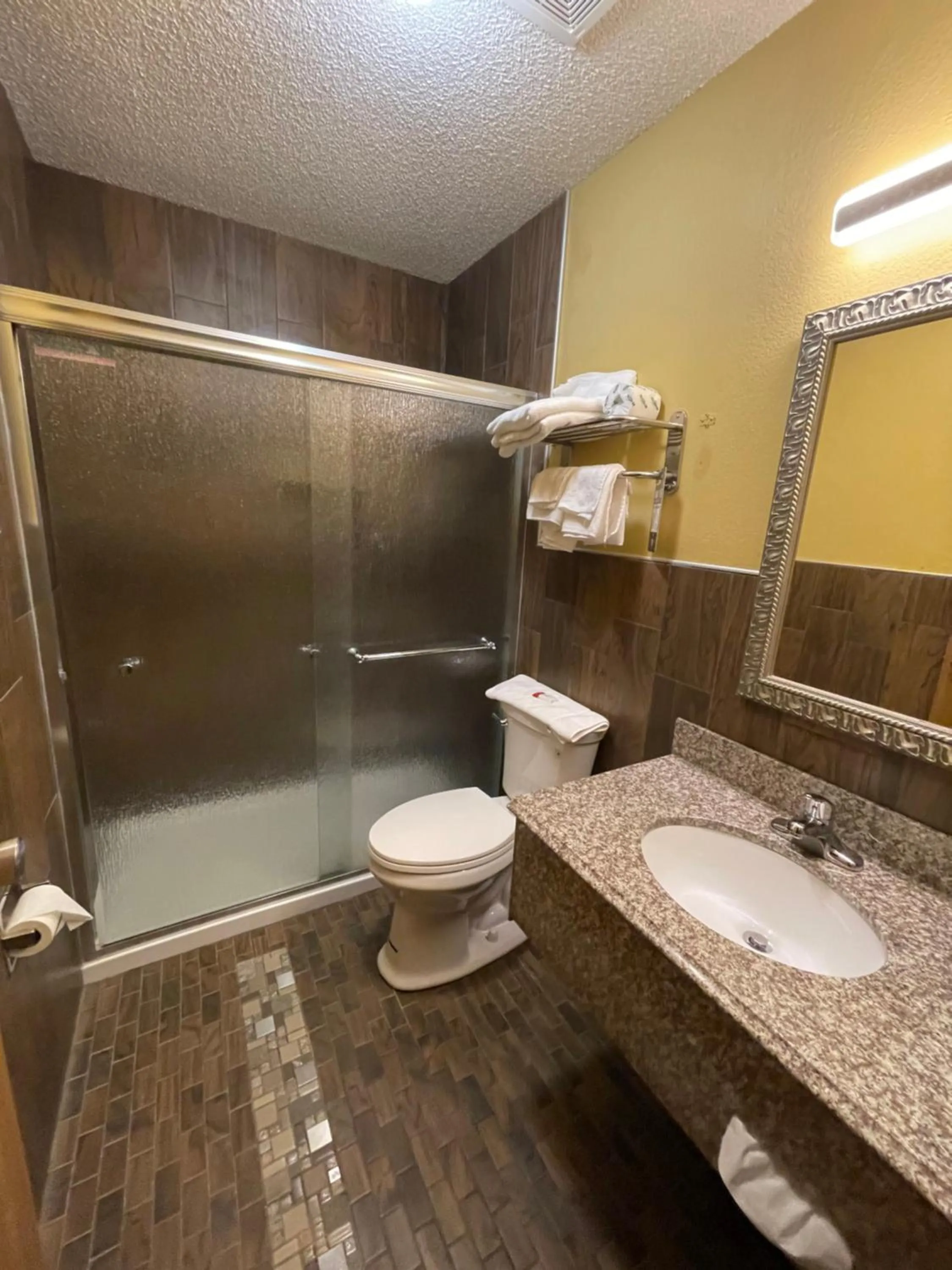 Shower in Super 8 by Wyndham Van Buren/Ft. Smith Area