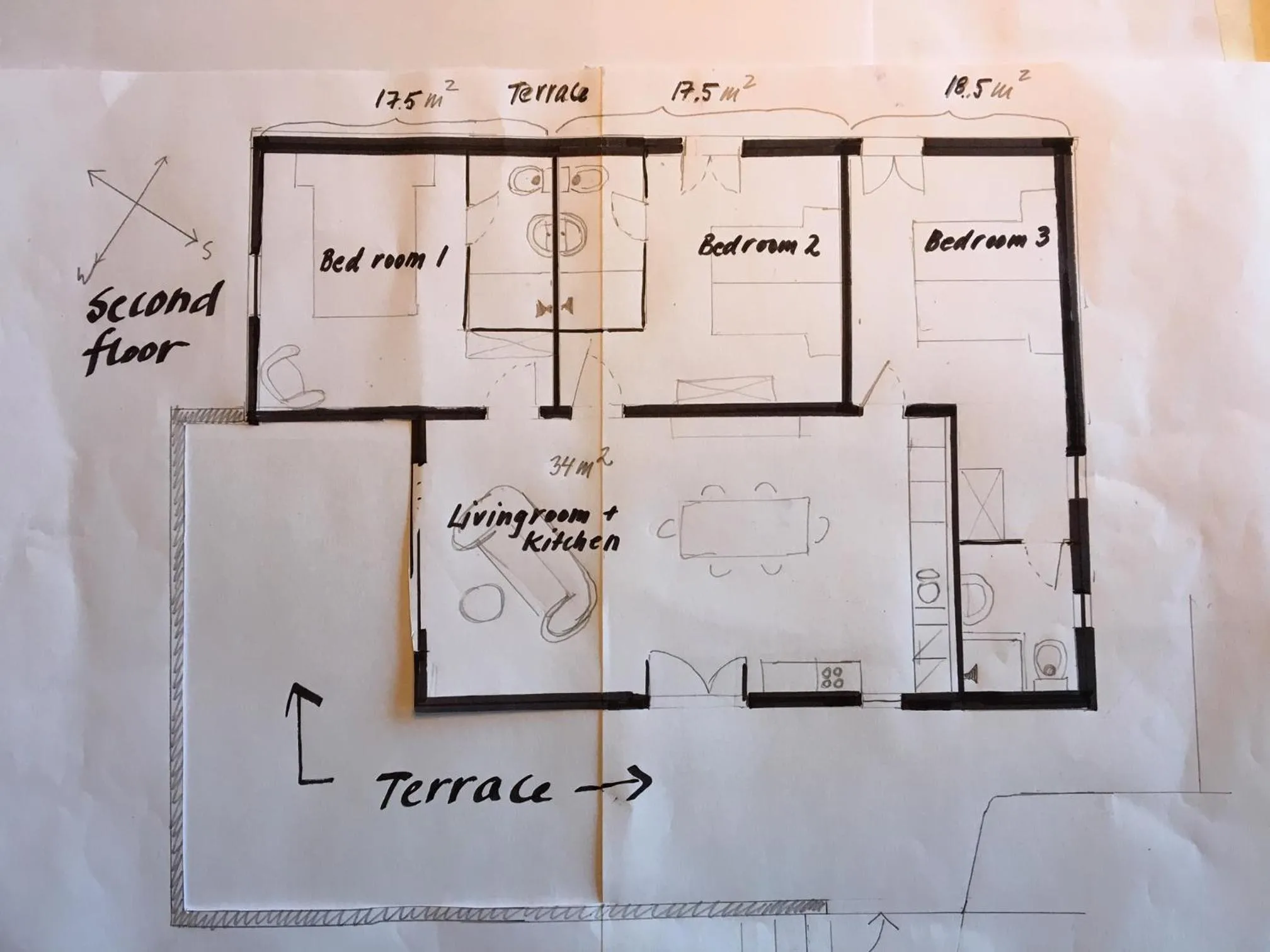 Floor plan in Villa More