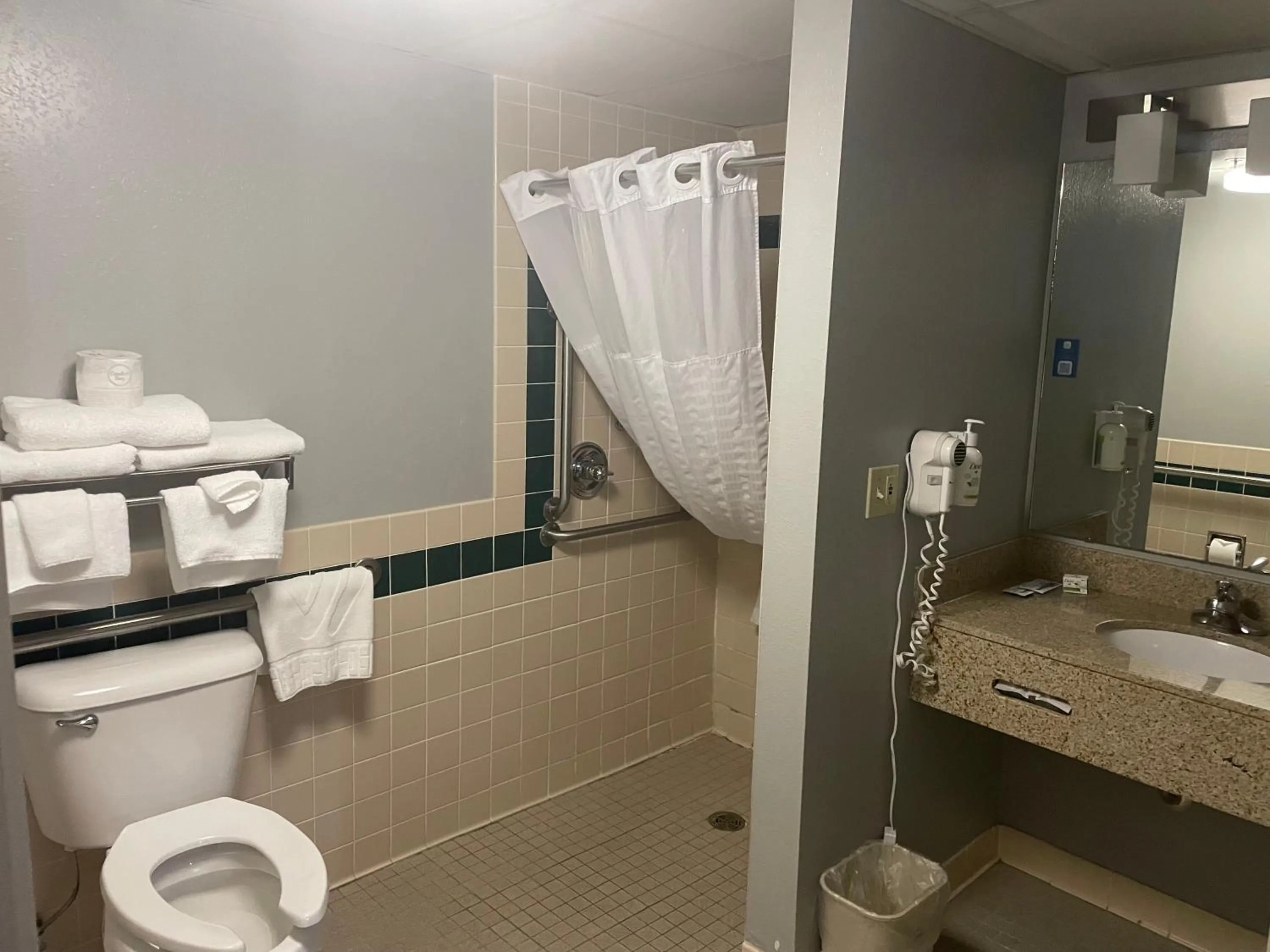 Bathroom in AmericInn by Wyndham Hartford WI