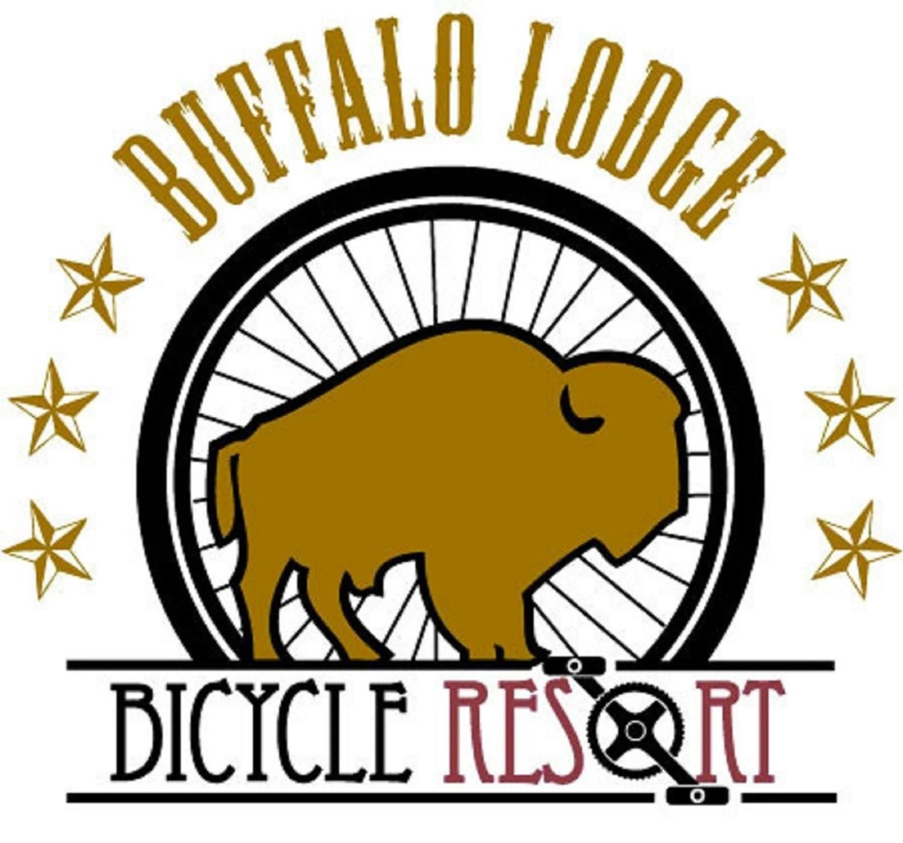 Property logo or sign in Buffalo Lodge Bicycle Resort - Amazing access to local trails & the Garden