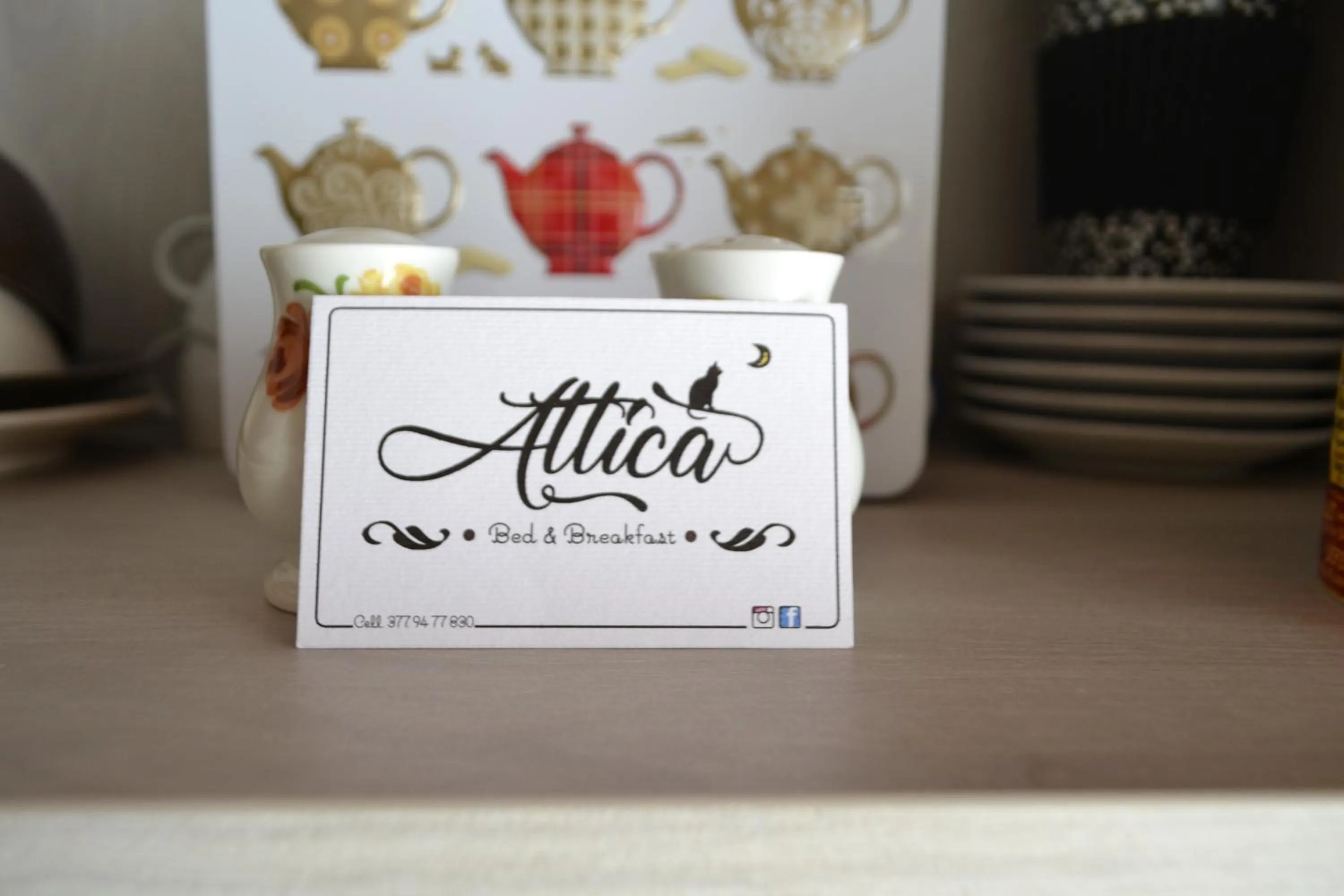 Logo/Certificate/Sign in Attica B&B