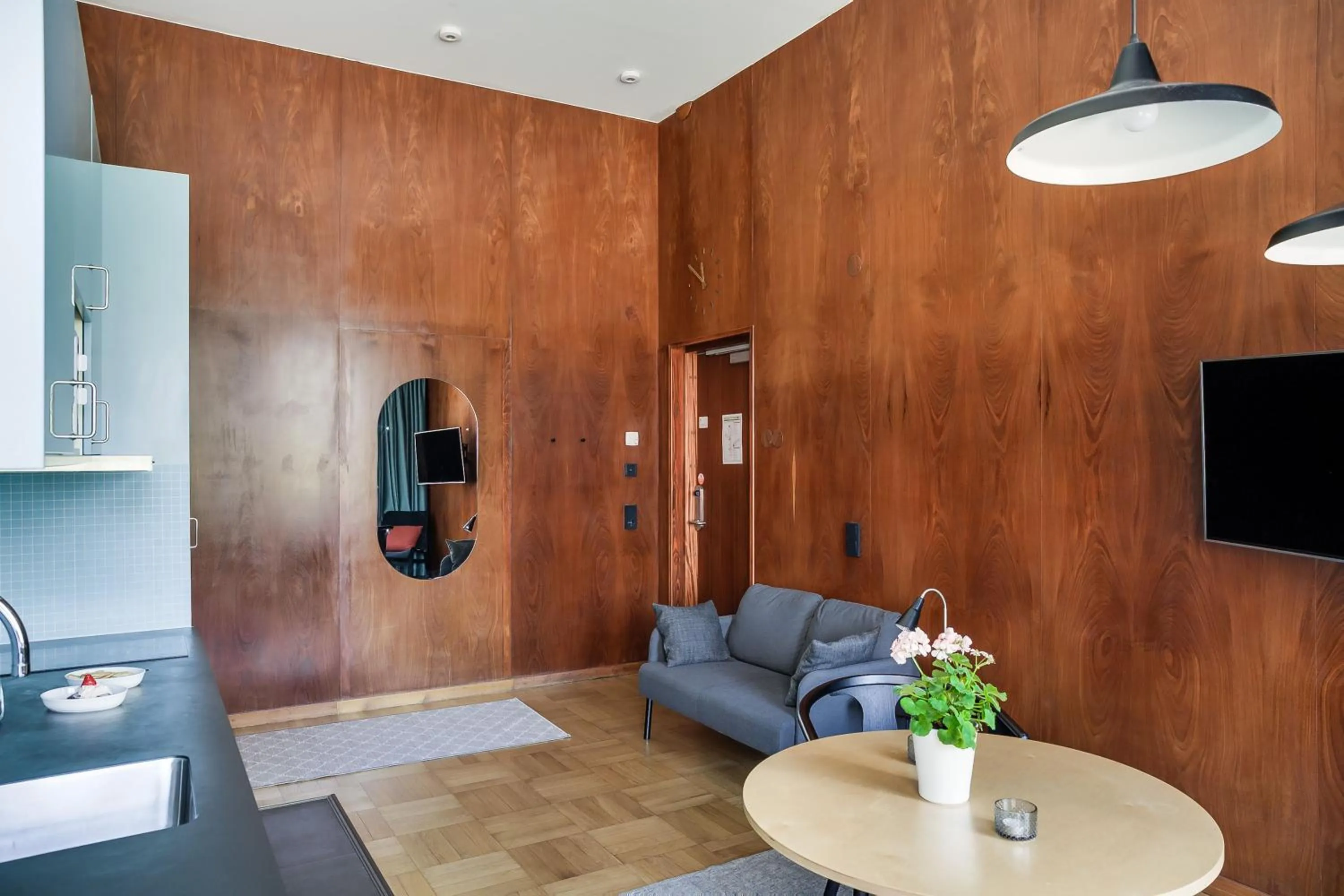 Kitchen or kitchenette in Forenom Aparthotel Malmö Varvsstaden