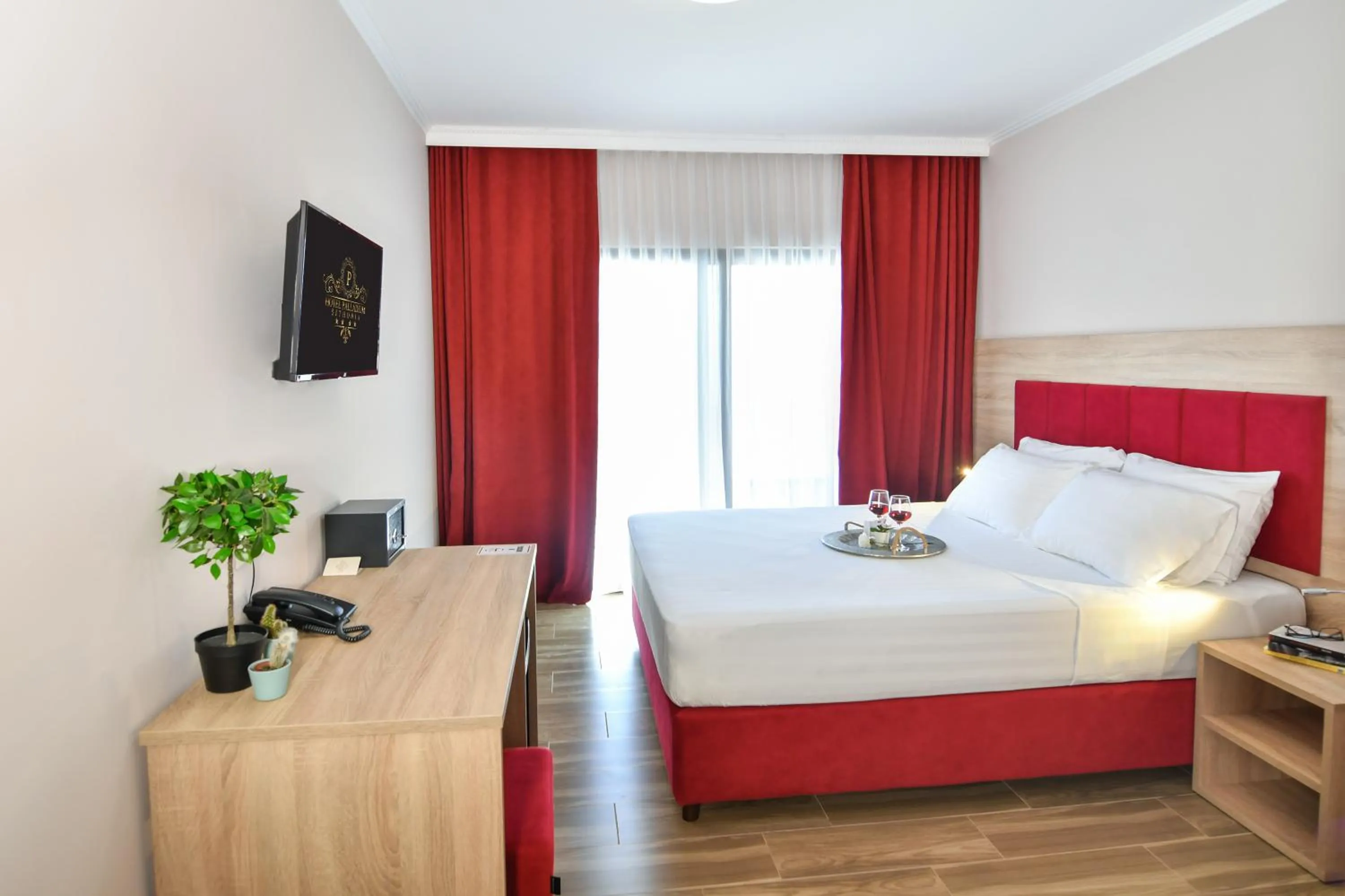 Bed in Hotel Palladium Sithonia