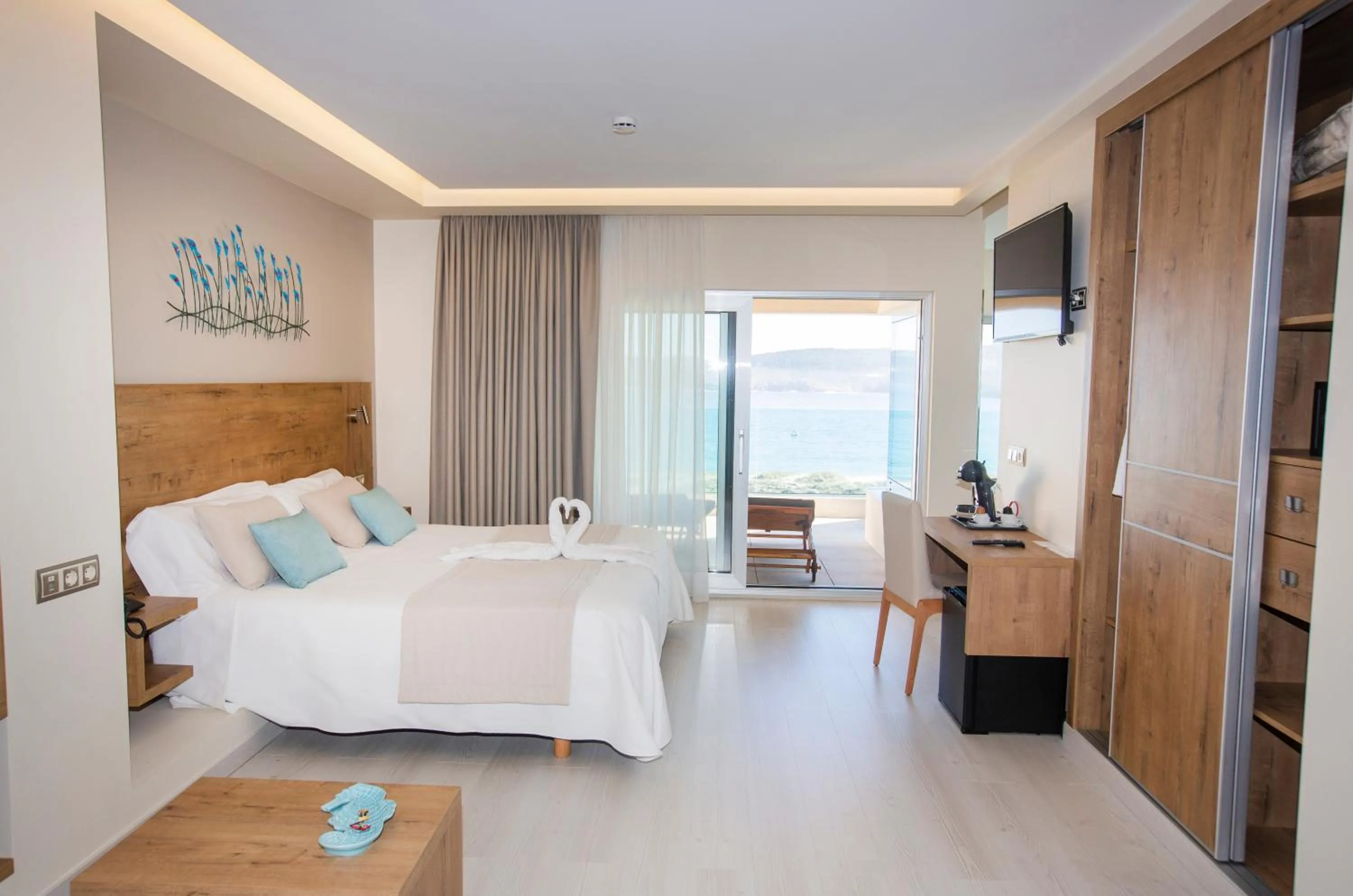 Bed in Hotel Boutique O Náutico Laxe