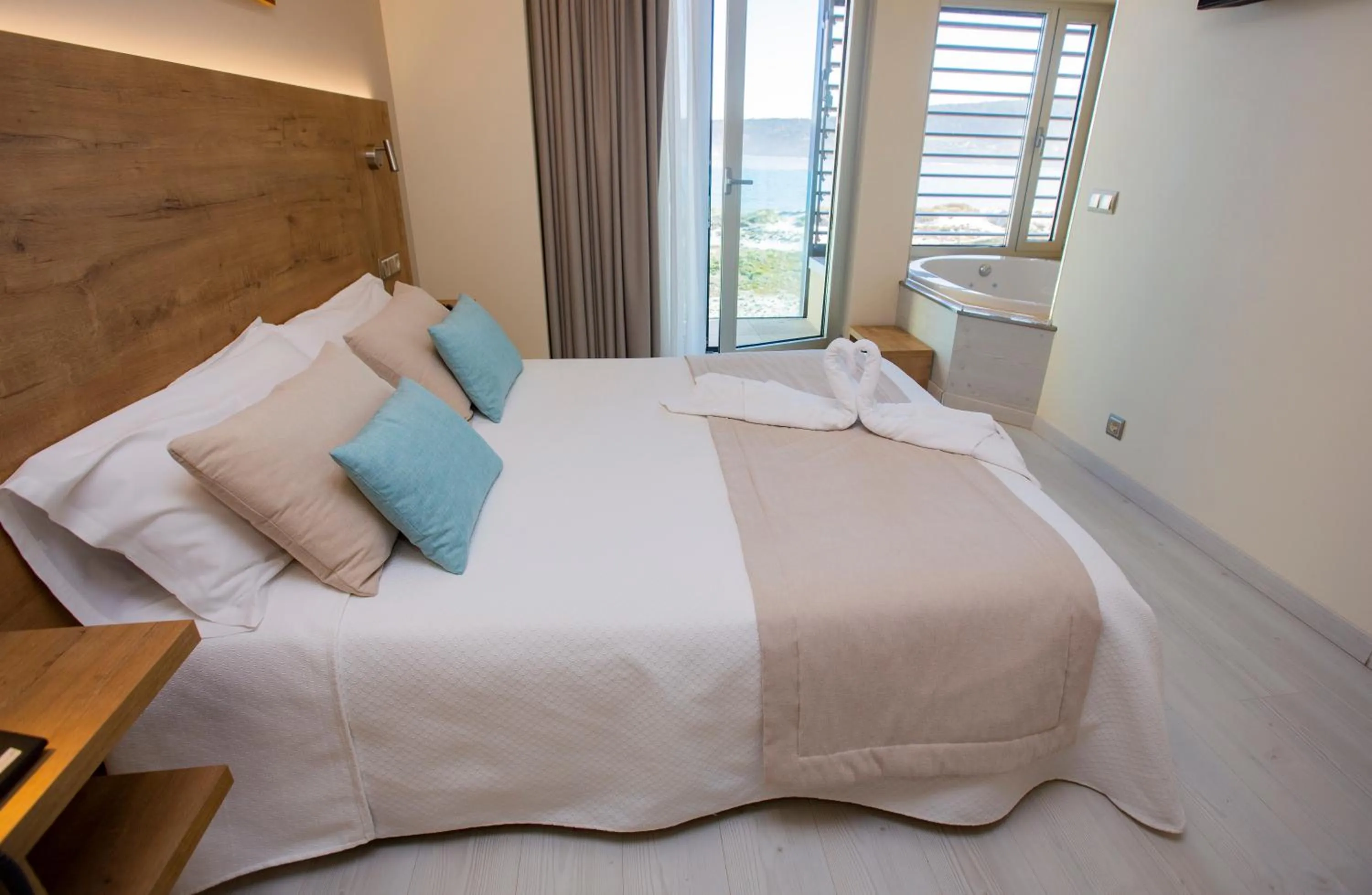 Bed in Hotel Boutique O Náutico Laxe