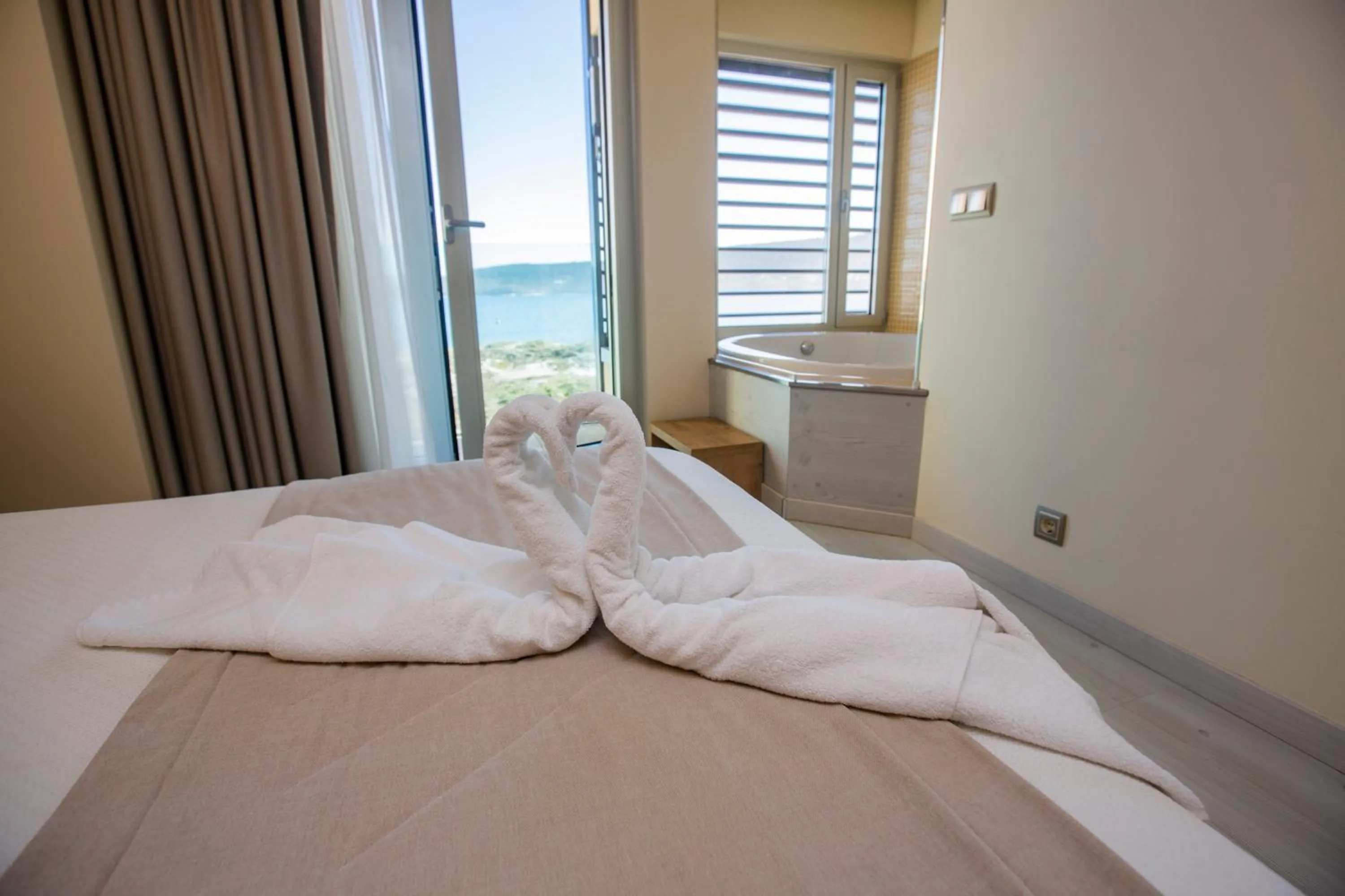 Bed in Hotel Boutique O Náutico Laxe