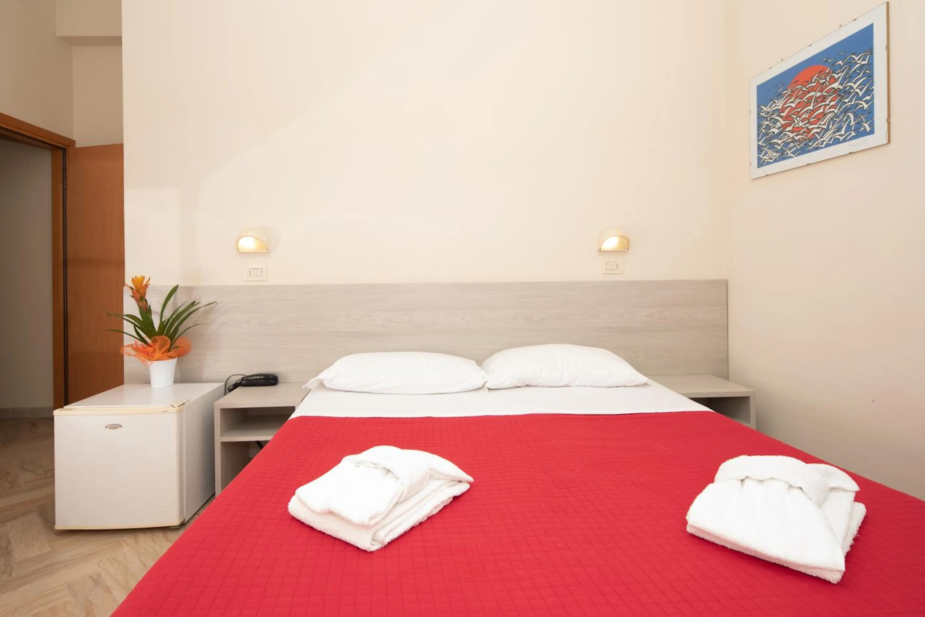 Bedroom, Bed in Hotel Lem