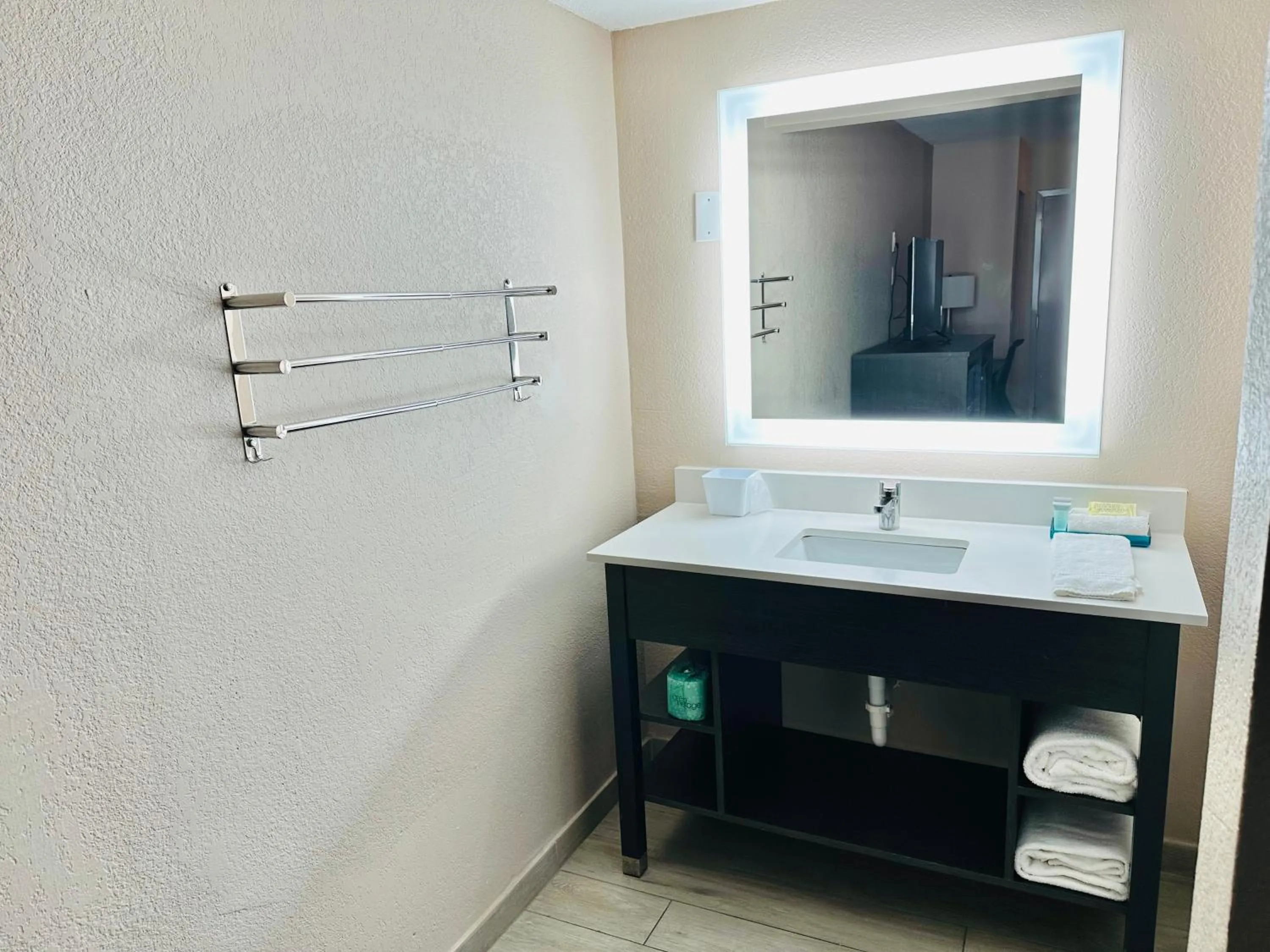 Bathroom in Tropical Inn & Suites, downtown clearwater