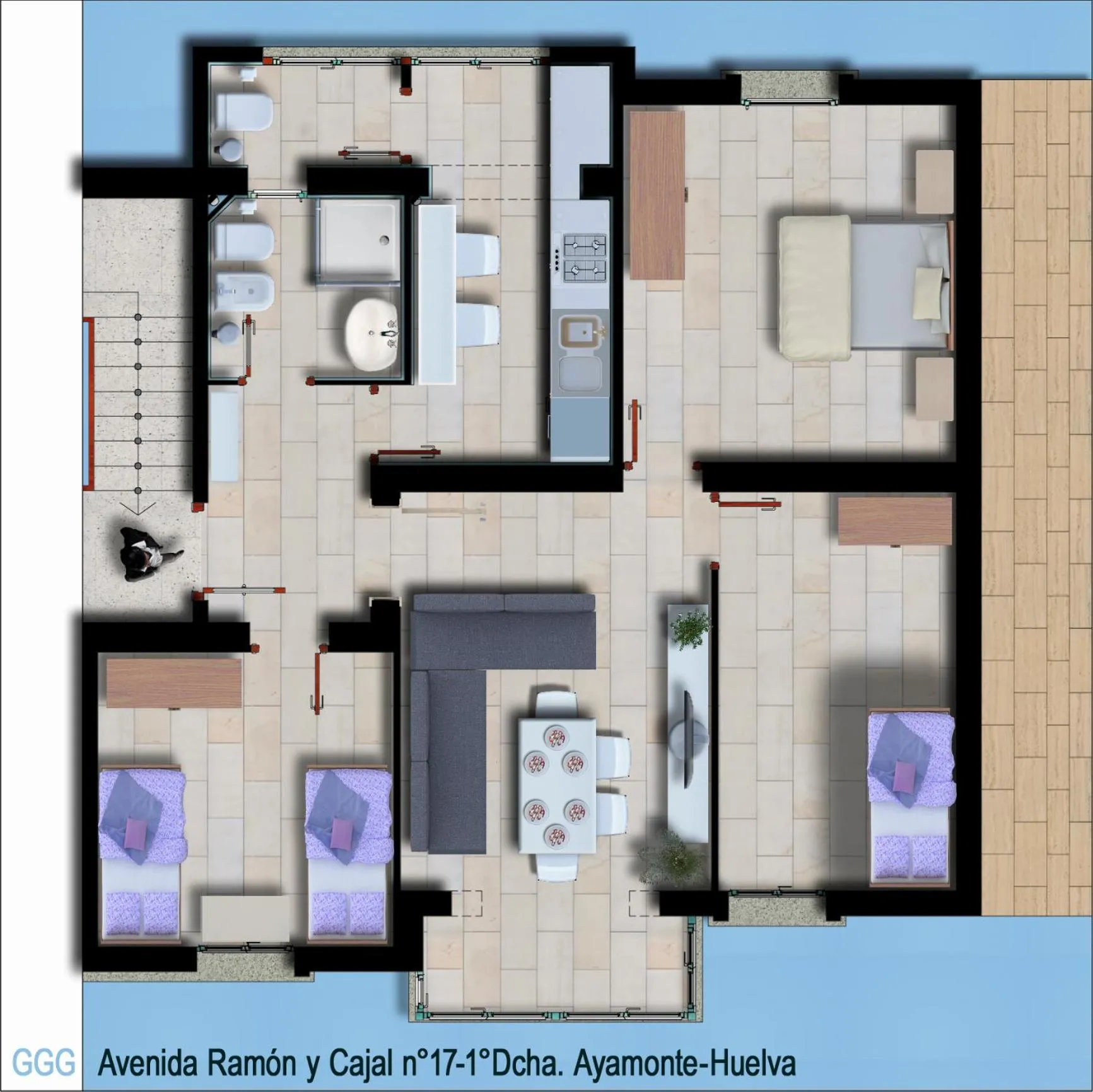 Floor plan in AYAMONTE Deluxe