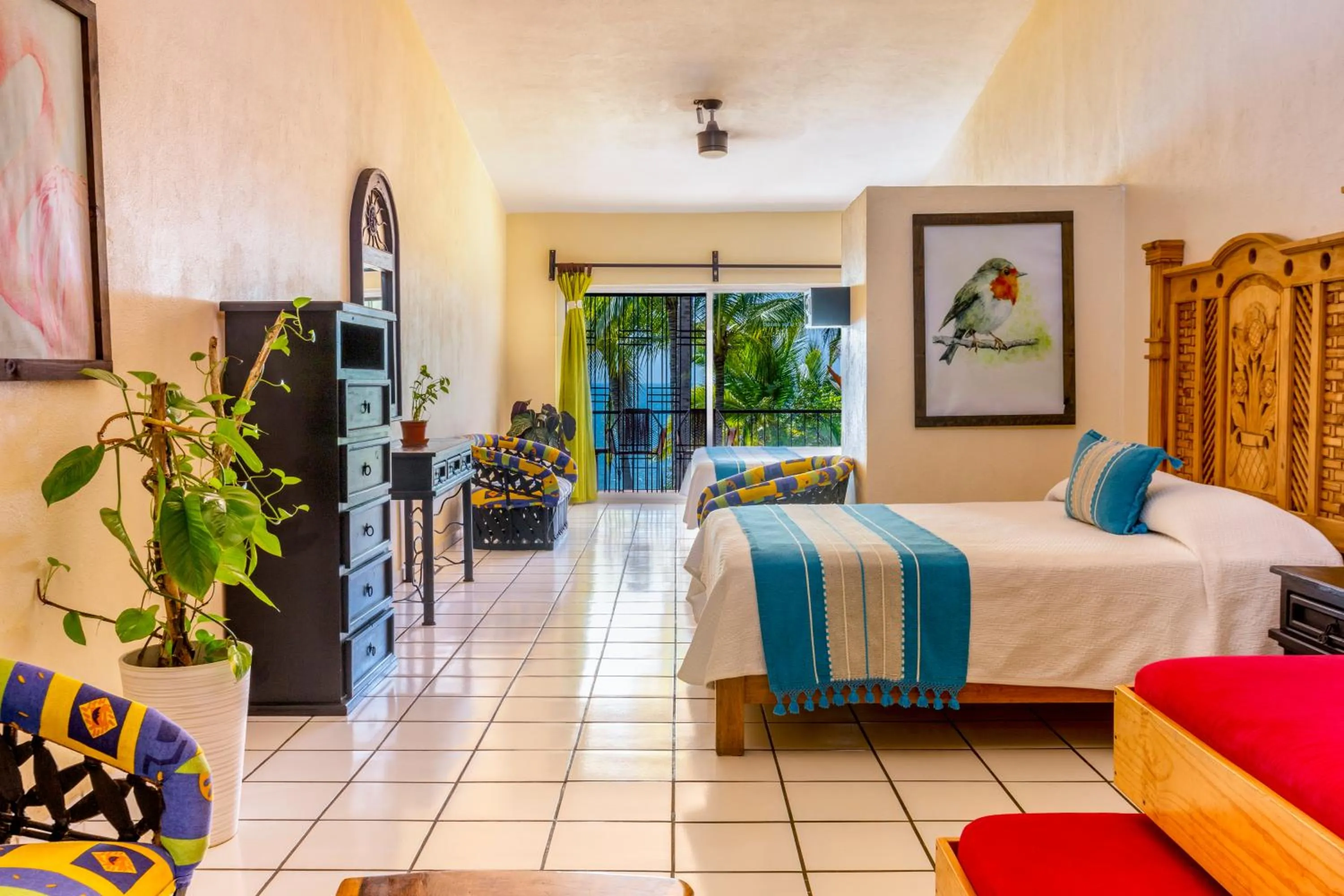 Bed in Casa María Resort