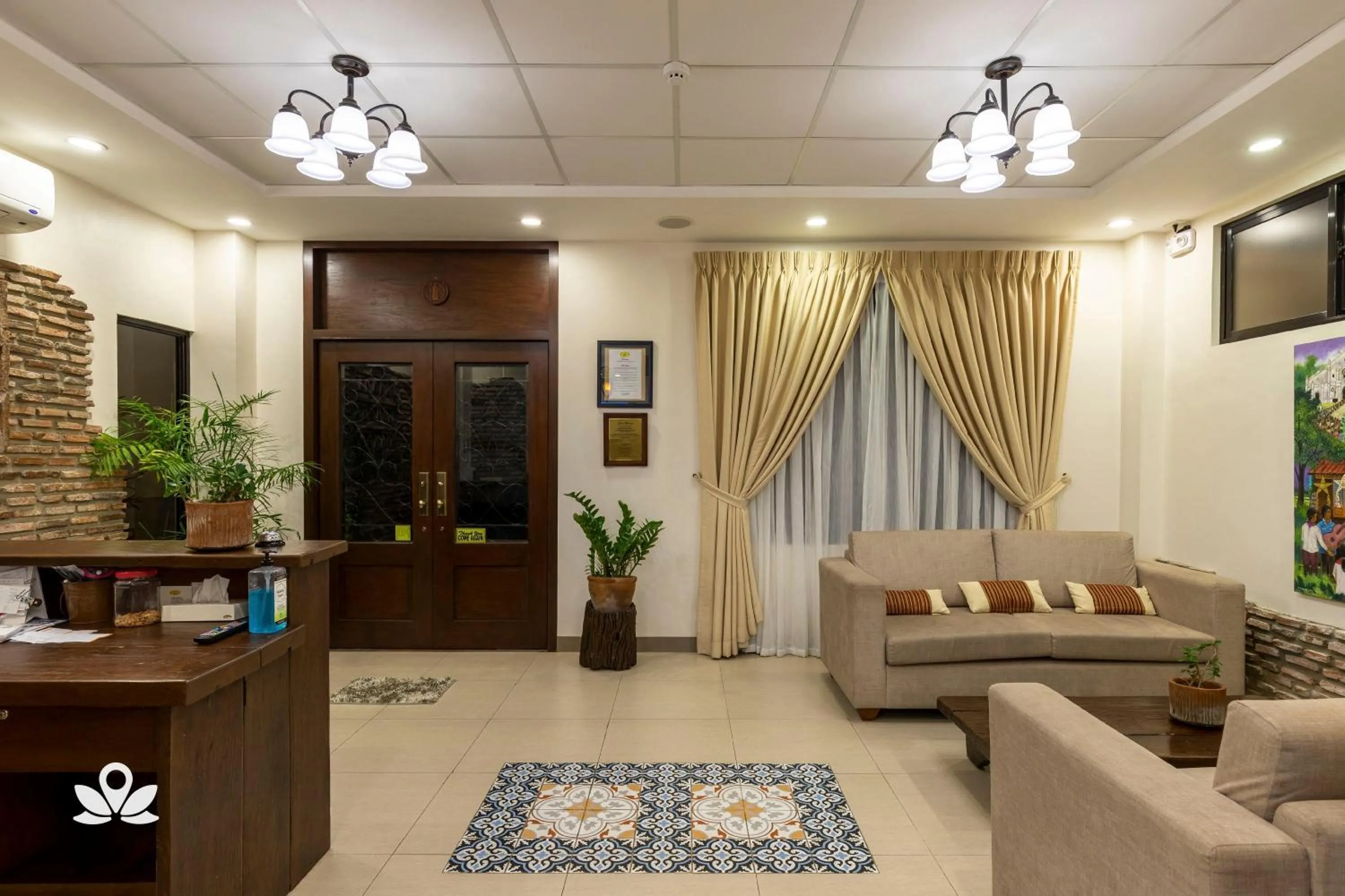 Living room in Casa Marita Vigan