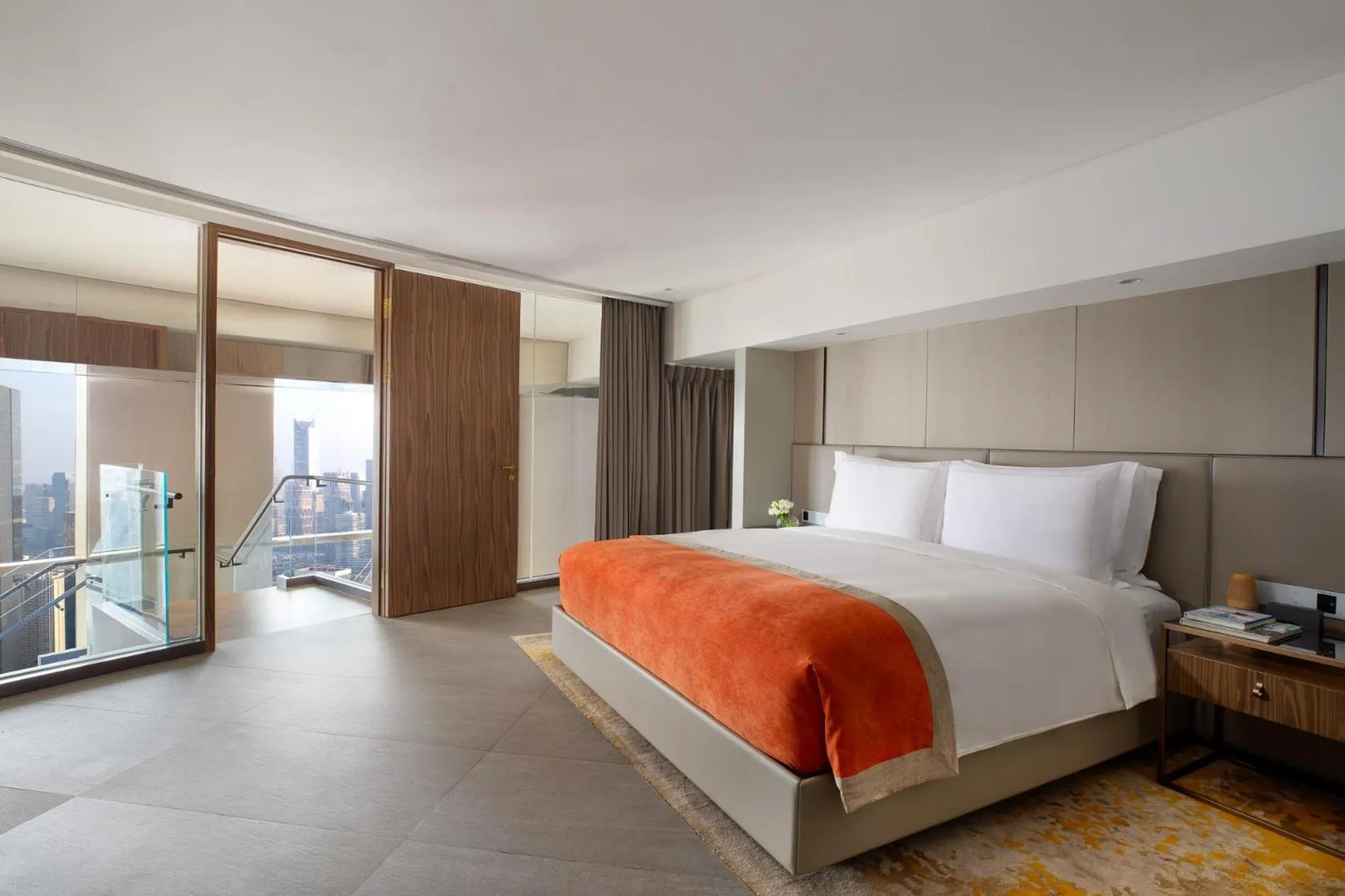 Bedroom, Bed in Jumeirah Guangzhou