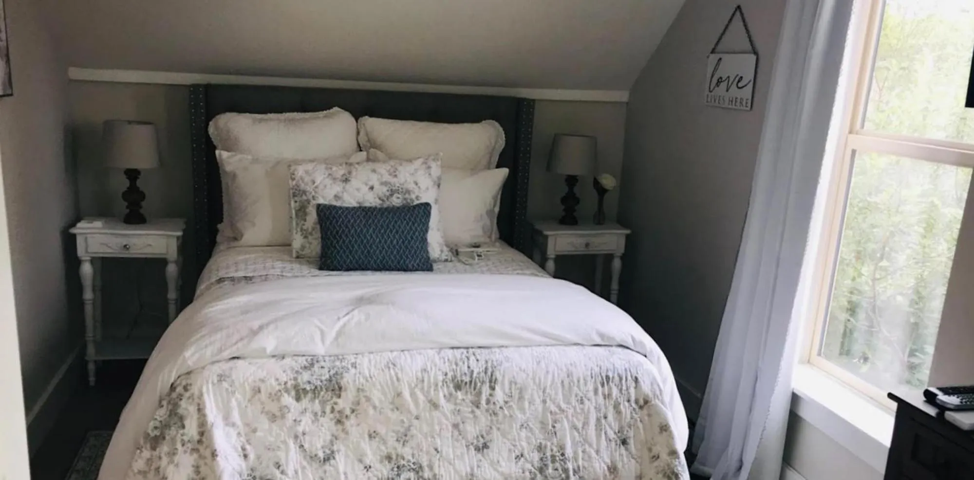 Bed in The Farmhouse Inn & Kitchen, 2 blocks from Downtown Whitefish, Montana